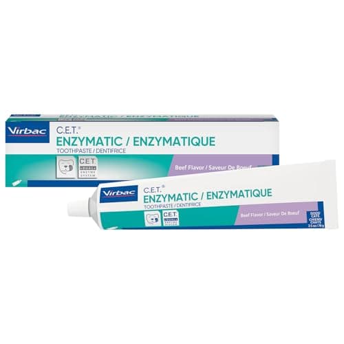 Virbac C.E.T.® Enzymatic Toothpaste| Tartar & Plaque Control for Fresh Breath | Pet Dental Care Toothpaste |Beef Flavor, 2.5 oz - image 8