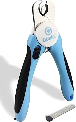 gonicc Professional Small Dog and Cat Nail Clippers Sharp Stainless Steel Pet Nail Trimmers(with Free Nail File in Handle), for Rabbit, Small Animal, with Safety Guard to Avoid Overcutting - image 8