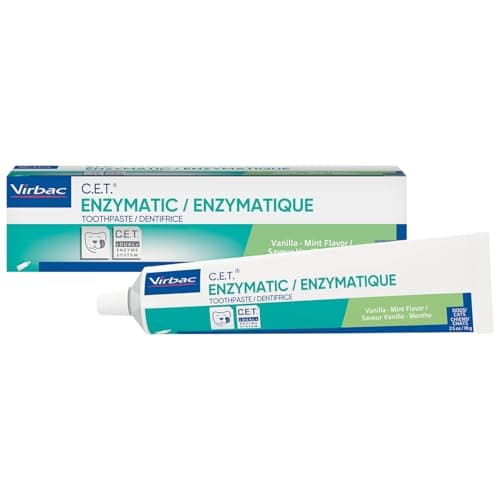 Virbac C.E.T.® Enzymatic Toothpaste| Tartar & Plaque Control for Fresh Breath | Pet Dental Care Toothpaste |Vanilla Mint Flavor, 2.5 oz - image 8