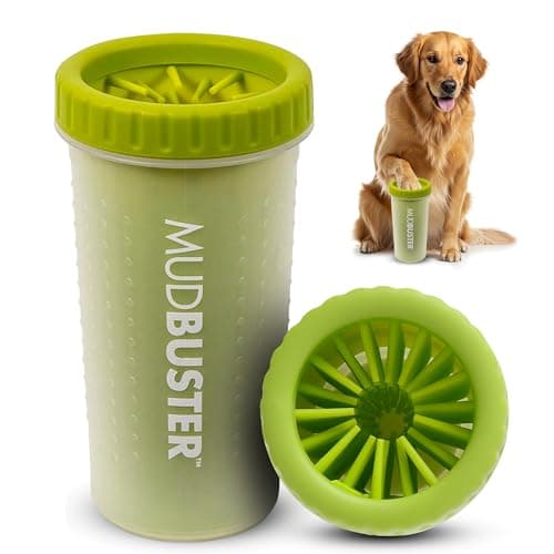 Dexas MudBuster Portable Dog Paw Cleaner, Green Large Paw Cleaning Solution for Premium Pet Supplies - image 7