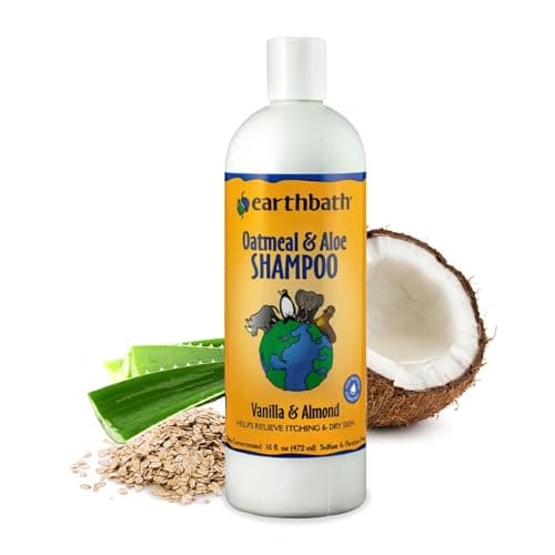 earthbath, Oatmeal & Aloe Dog Shampoo - Oatmeal Shampoo for Dogs, Itchy, Dry Skin Relief, Dog Wash, Made in USA, Cruelty Free Pet Shampoos - Vanilla & Almond, 16 Oz (1 Pack) - image 8