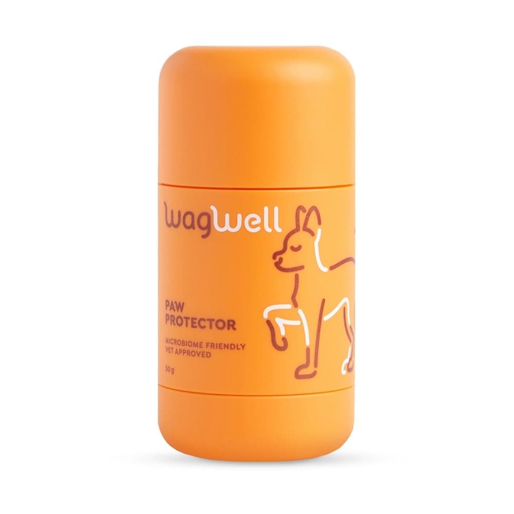 WagWell Paw Protector Dog Paw Balm | Lick-Safe, Vet-Approved Paw & Nose Balm | Microbiome-Friendly, Dermatologist Tested | Hot Pavement & Cold Weather Protection | To Hydrate, Condition & Protect Paws