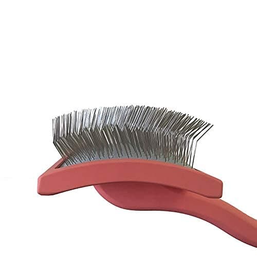 Chris Christensen Big G Dog Slicker Brush for Dogs (Goldendoodles, Labradoodles, Poodles), Groom Like a Professional, Fluff Detangle Style, Saves Time Energy, Coral, Large - image 4