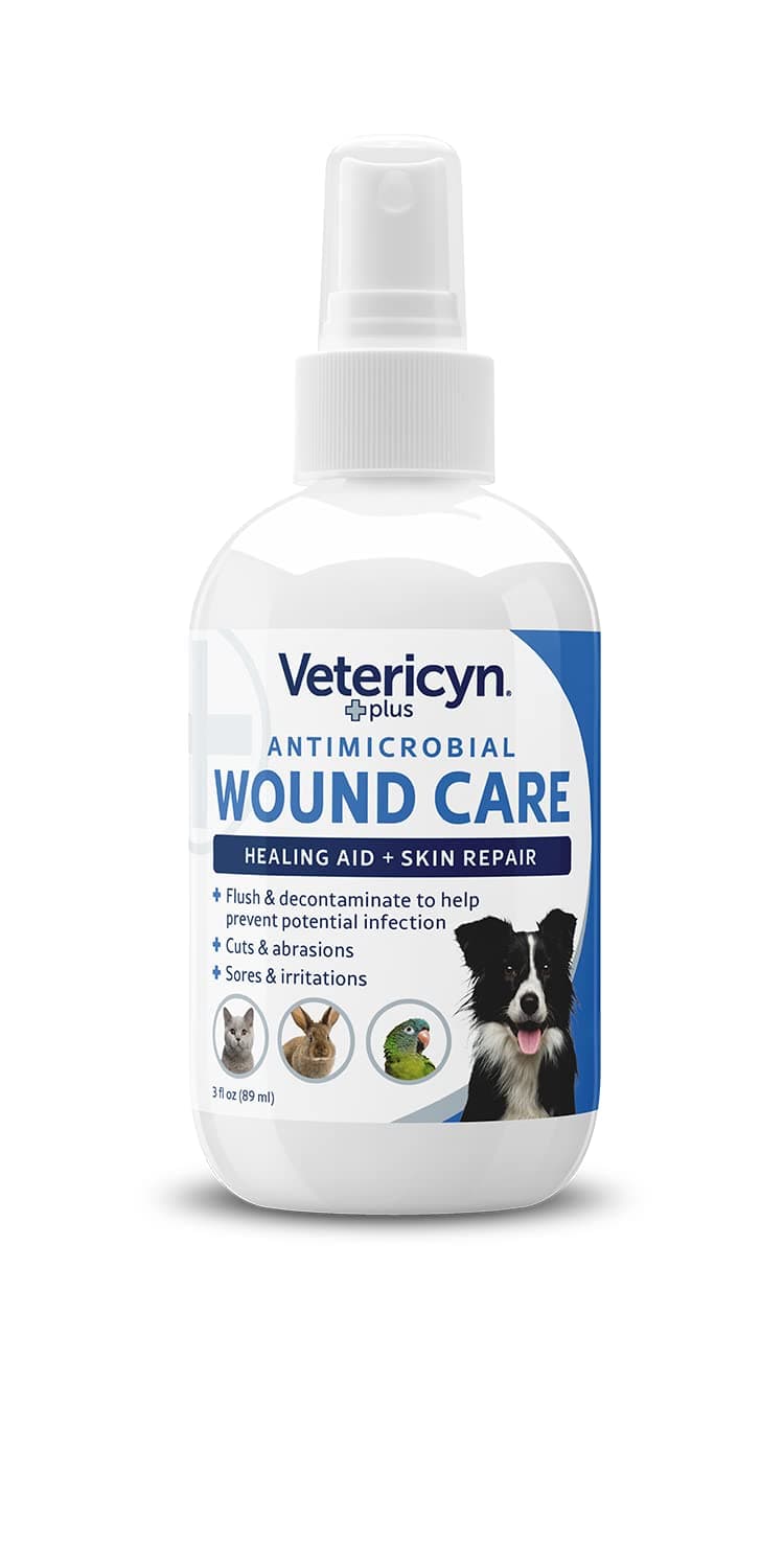 Vetericyn Plus Dog Wound Care Spray | Healing Aid and Skin Repair, Clean Wounds, Relieve Dog Skin Allergies, Safe for All Animals. 3 ounces - image 2