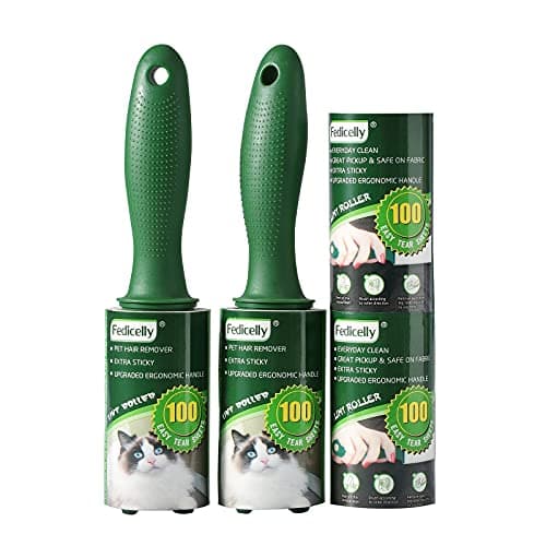 Fedicelly Extra Sticky Lint Rollers Pet Hair Remover for Laundry Clothes Furniture Carpet,Total 400 Sheets Lint Rollers Refills Dog Cat Hair Lint Remover Brush Couch - image 8