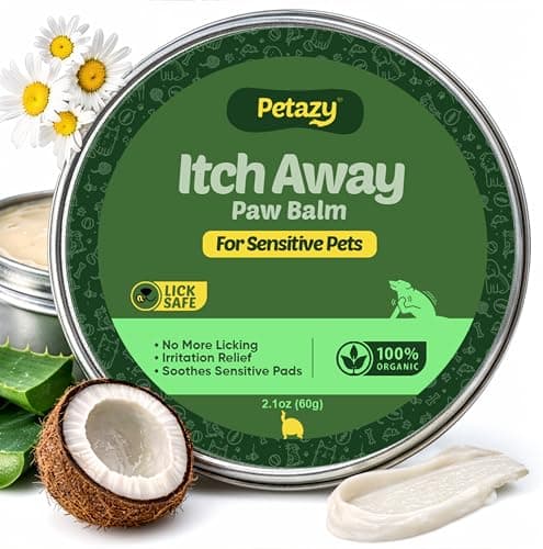 Itch Away Dog Paw Balm for Dogs - Soothes Itchy & Irritated Paws, Natural Nose & Paw Wax with Beeswax, Shea Butter, Coconut Oil, Aloe, Oat, & Vitamin E, Relief for Allergies and Sensitive Pets - image 8