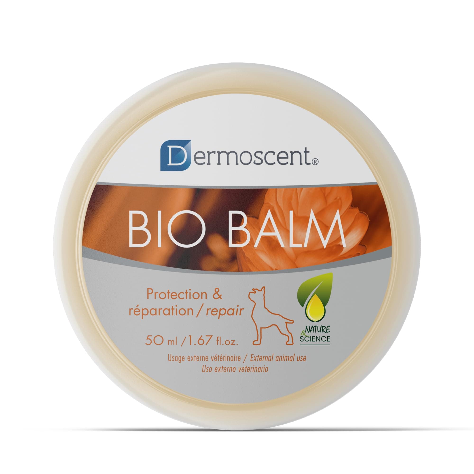 Dermoscent | Bio Balm | Natural, Organic, Healing Dog Paw Balm | Skin & Paw Soother For Dogs With Dry, Cracked, & Rough Paws | Veterinarian-Approved Paw Pad Moisturizer & Protector