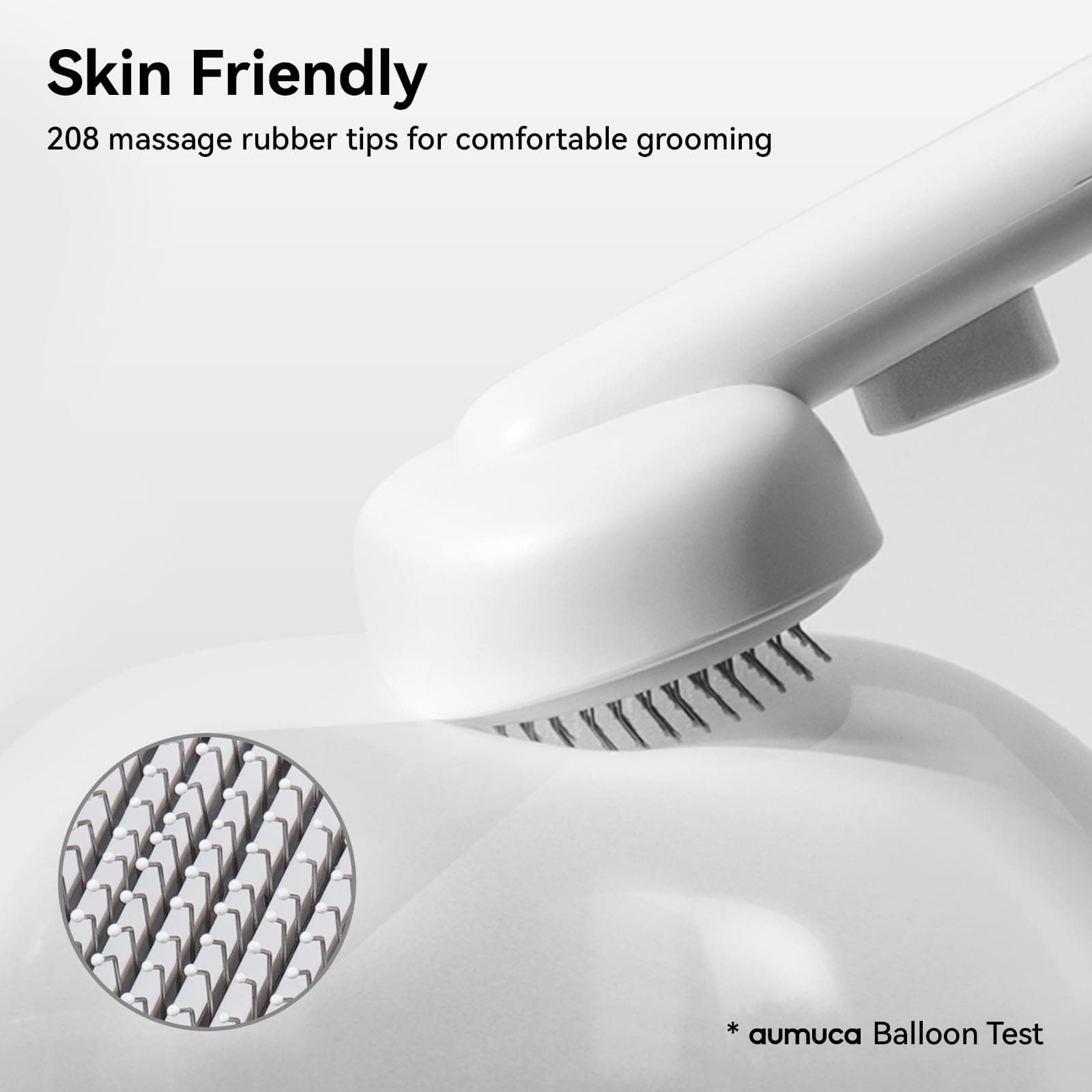 Aumuca Cat Brush for Shedding, Cat Brushes for Indoor Cats, Cat Brush for Long or Short Haired Cats, Cat Grooming Brush Cat Comb for Kitten Rabbit Massage Removes Loose Fur - image 4