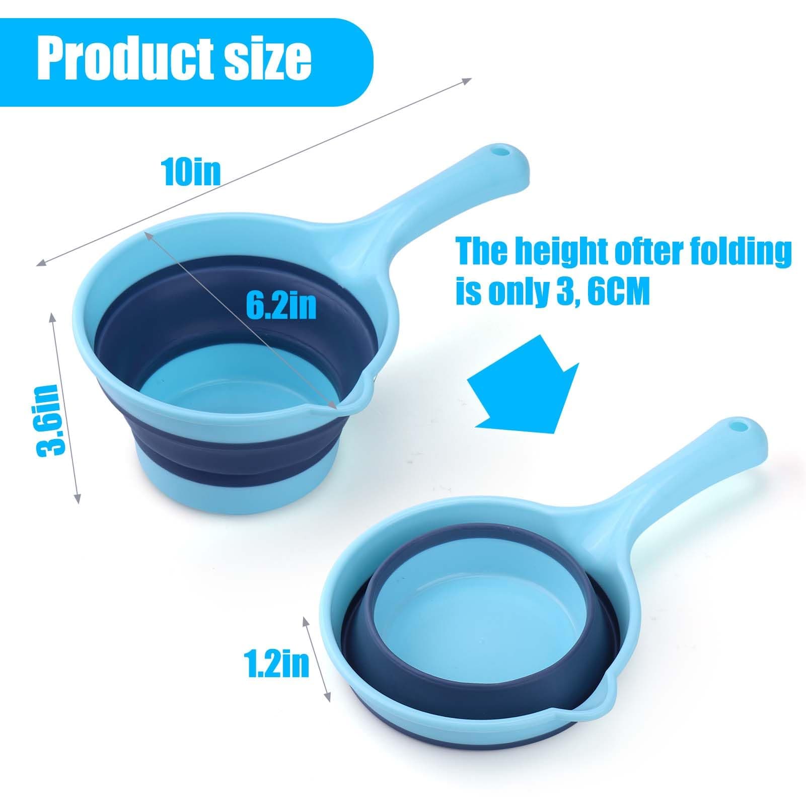 Dog Bath Rinse Cup,Portable Foldable Dog Bath Tubs Accessories,Dog Shower Bathtub Dog Pool Supplies,Dog Washing Tools,Dog Shower Attachment - image 3