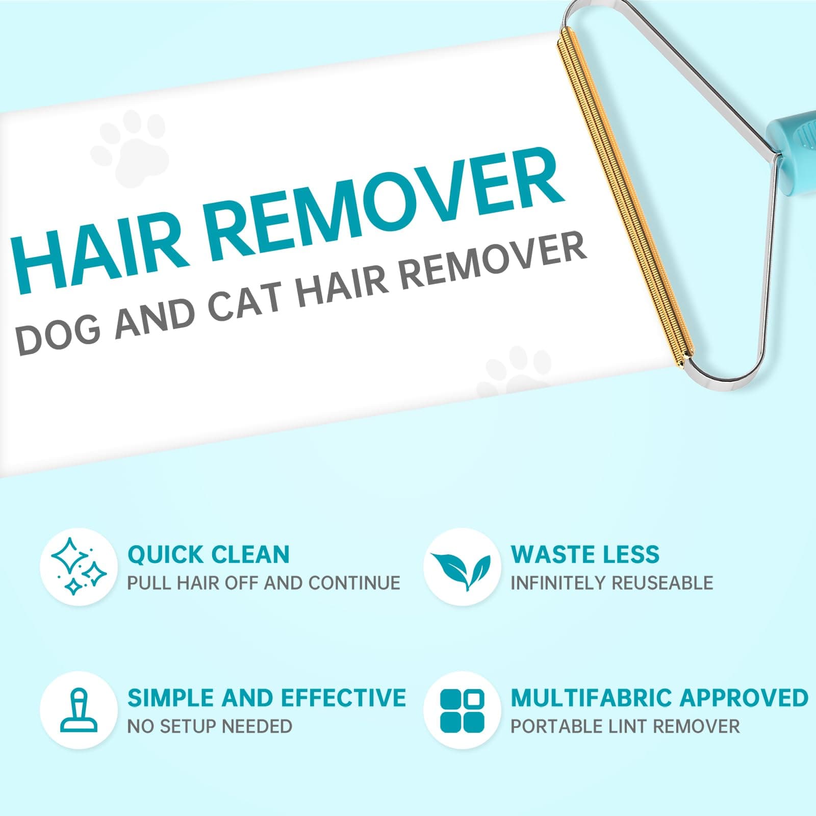 3-Pack Pet Hair Removal Tool,Dog Cat Hair Remover,Lint Shaver Cleaner Pro,Fur Removal Tool,Portable Carpet Scraper,Carpet Rake,Pet Hair Brush for Carpet,Clothes,Car Mats,Couch,Pet Bed,Furniture - image 7