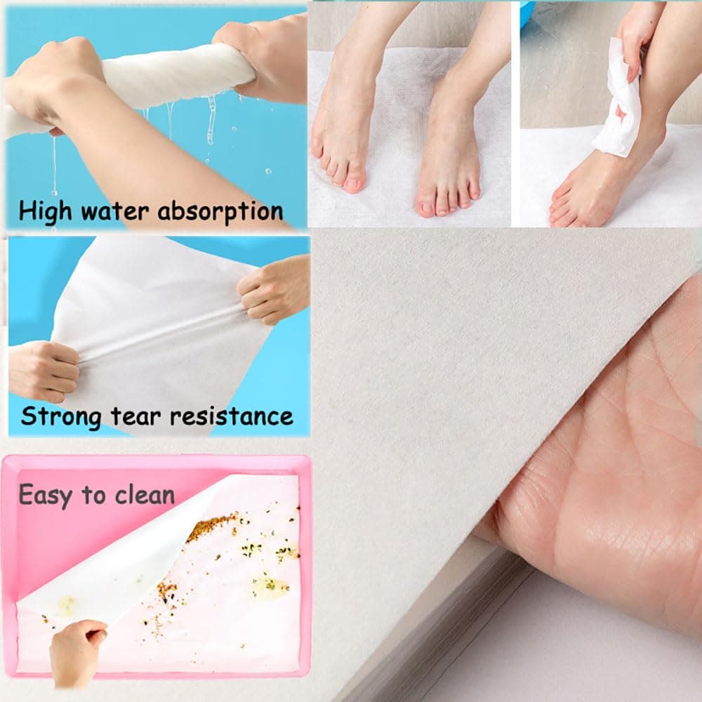 Firdnyohs 100PCS Bird Cage Liner Papers, Disposable Cage Paper Liners Precut Absorbent Cushion Pad Mat Accessories for Pet Bird Parrot (White) - image 5