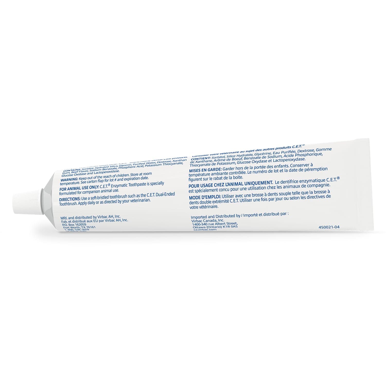 Virbac C.E.T.® Enzymatic Toothpaste| Tartar & Plaque Control for Fresh Breath | Pet Dental Care Toothpaste |Beef Flavor, 2.5 oz - image 2