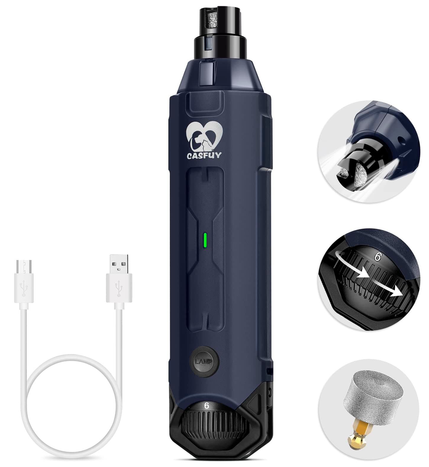 Casfuy 6-Speed Dog Nail Grinder - Newest Enhanced Pet Nail G... Review: Is It Worth It in 2026?