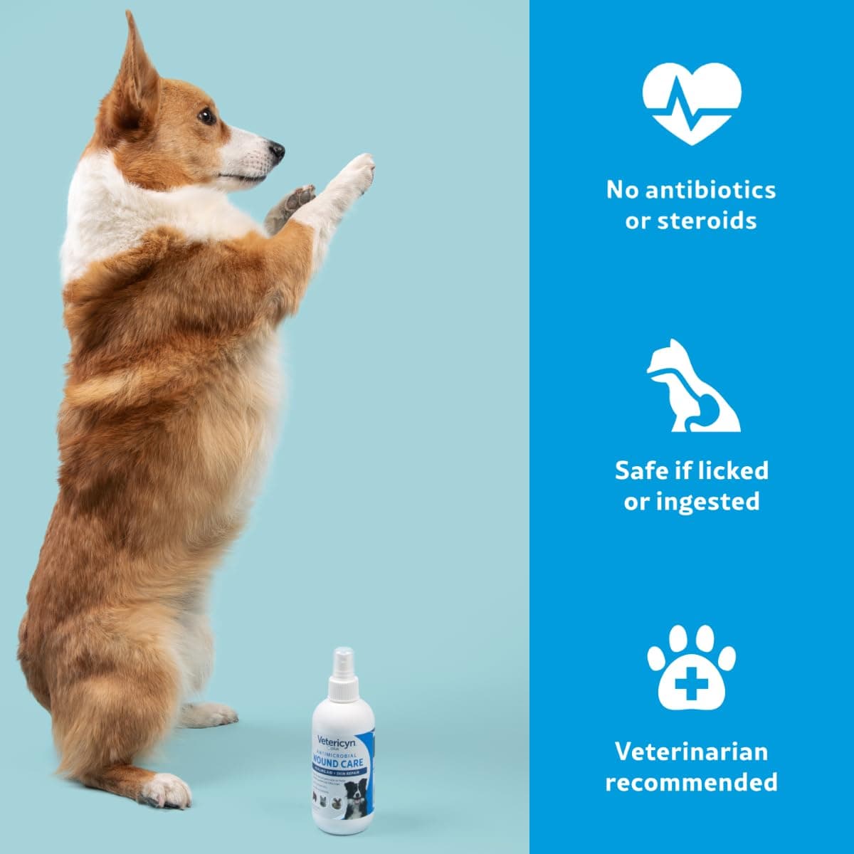 Vetericyn Plus Dog Wound Care Spray | Healing Aid and Skin Repair, Clean Wounds, Relieve Dog Skin Allergies, Safe for All Animals. 3 ounces - image 6