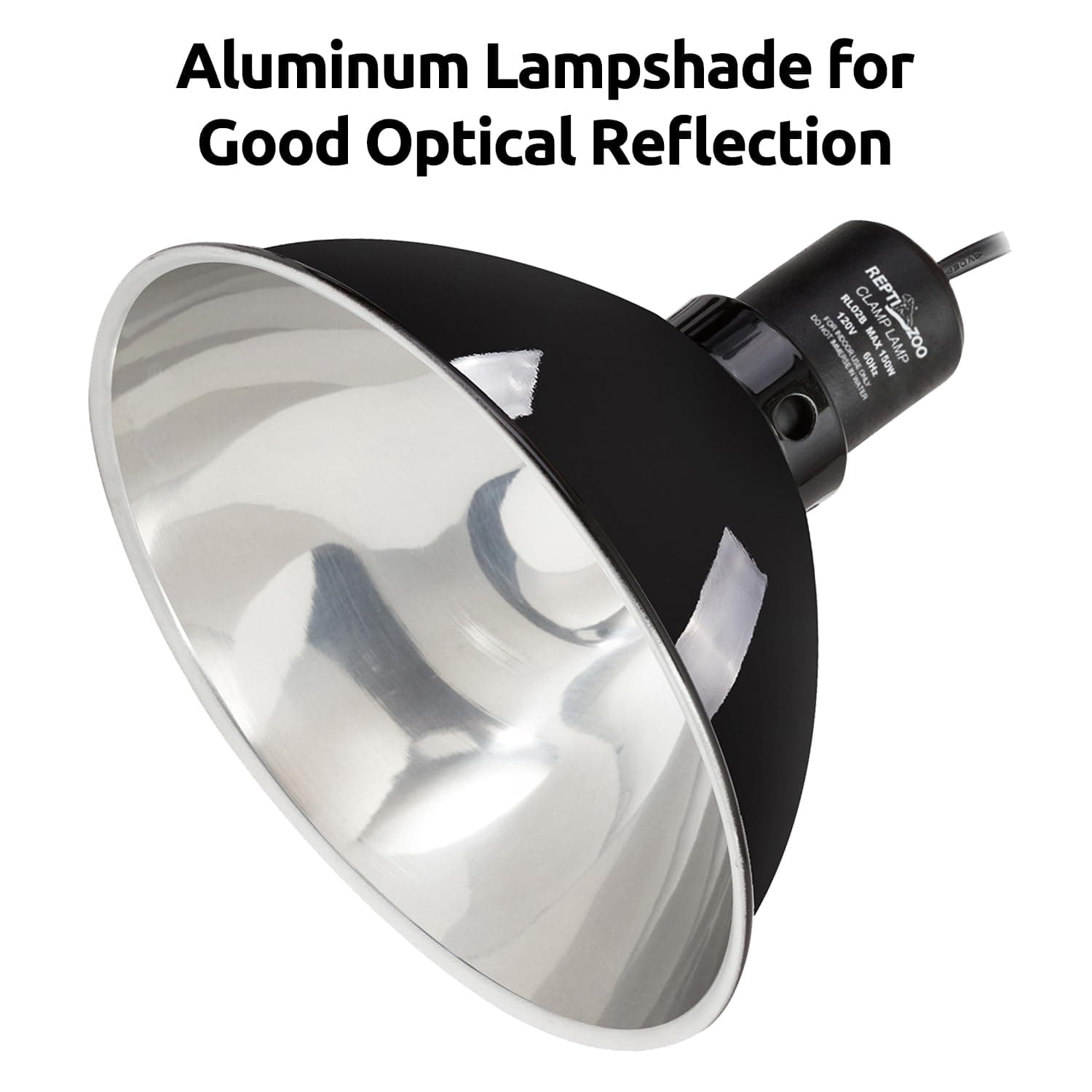 REPTI ZOO Reptile Light Fixture with Dimming Thermostat, 8.5 Inch Deep Dome Lamp Fixture with Reptile Heat Lamp Bulb Temperature Controller Reptile Dimming Thermostat Max 150W - image 6