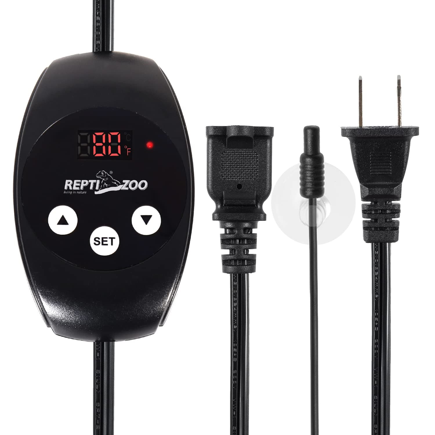 REPTIZOO Dimming Thermostat, PID Temperature Controller with Memory Function, Reptile Thermostat for Reptile Heat lamp, Specifically Designed for Light Heat Bulbs & Heaters - image 2