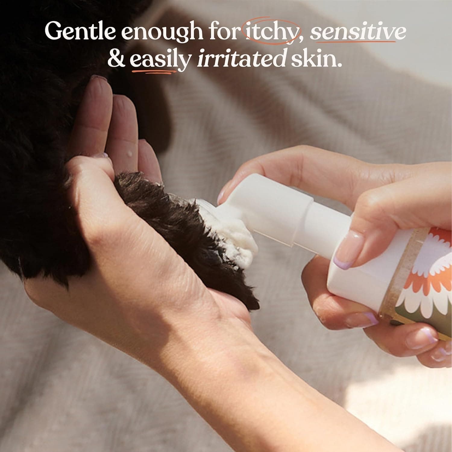 Dandylion Clean Paws | No-Rinse Dog Paw Cleaner & Dog Paw Washer | Gentle, Fragrance-Free, pH Balanced Foaming Cleanser with Silicone Bristle Brush | Safe for All Dogs | 5 fl oz - image 3