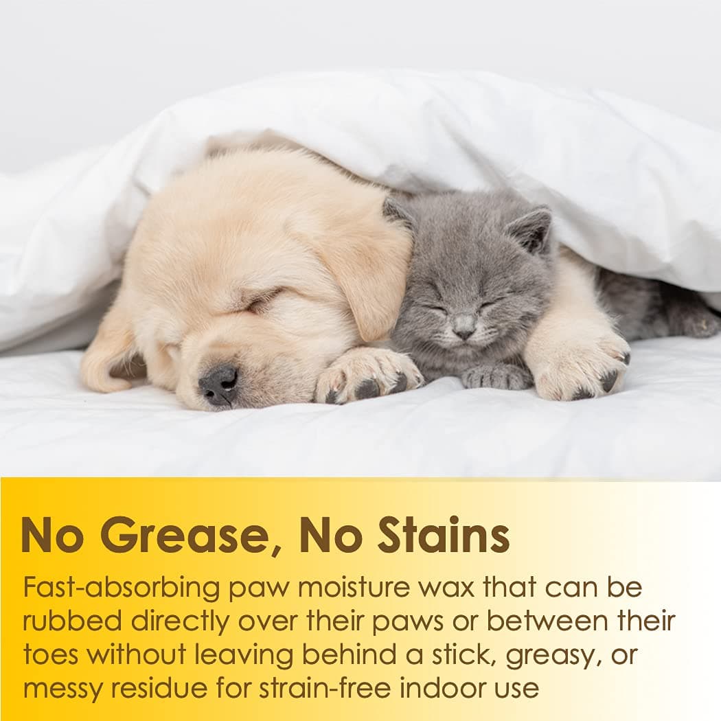 [8 OZ/0.18 OZ/0.36 OZ] Natureland Organic Paw Wax for Dogs and Cats, Natural Outdoor Protection to Heal, Repair, and Protect Dry, Chapped, or Rough Pads, Helps Protects Paws on Snow, Sand, or Dirt - image 4