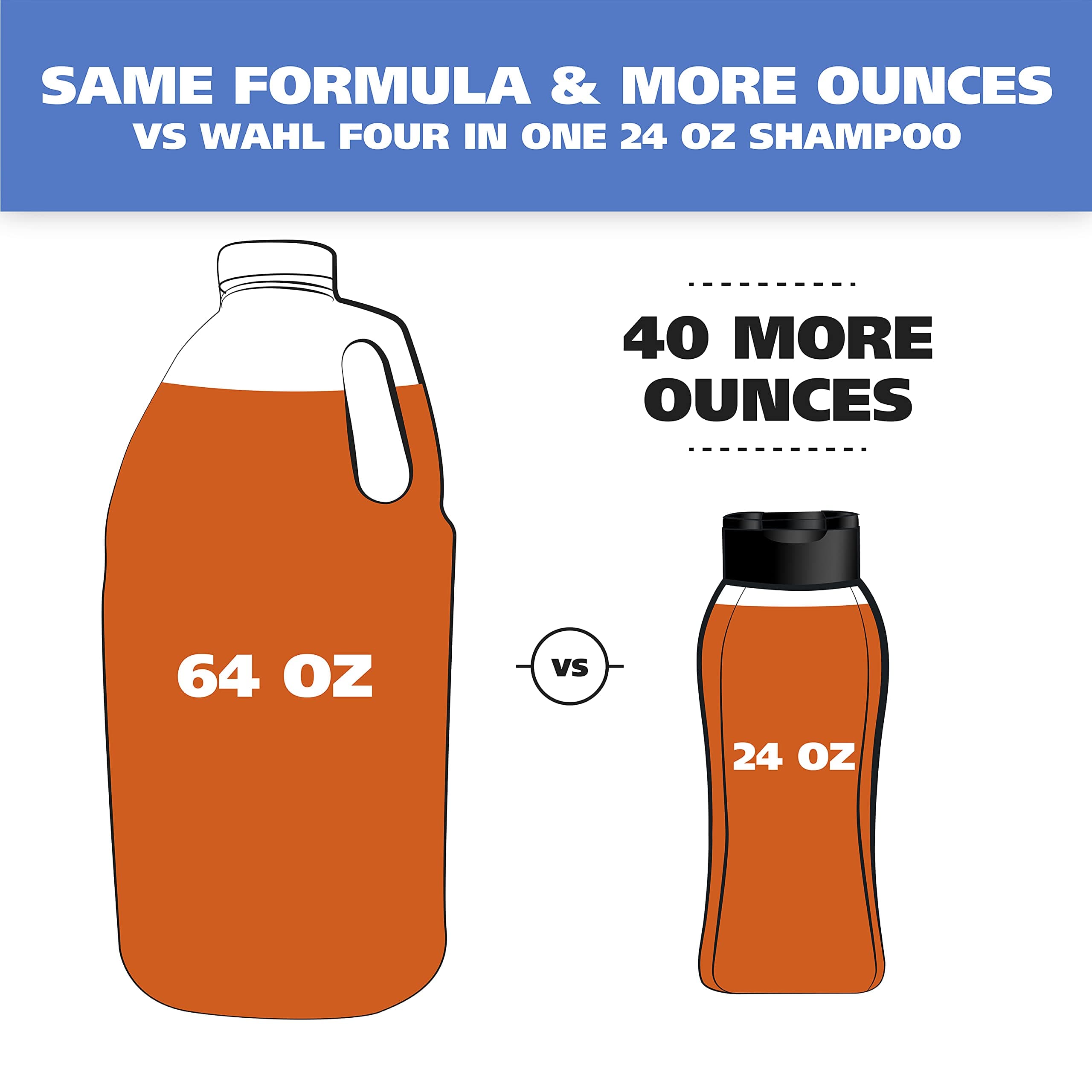 Wahl USA Dry Skin & Itch Relief Pet Shampoo for Dogs – Oatmeal Formula with Coconut Lime Verbena Scent - 64 Oz - Model 821004-050 - image 4