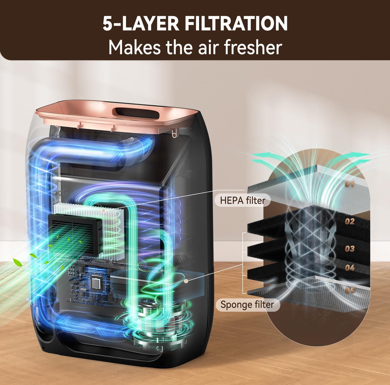 Pro Touchless Vacuum Automatic Dustpan - Ultra Fast & Powerful - Great for Sweeping Salon Pet Hair Food Dirt Kitchen, Canister Vacuum Cleaner Trash Can, Bagless, Auto Sensors, 1500 Watt-Black - image 4