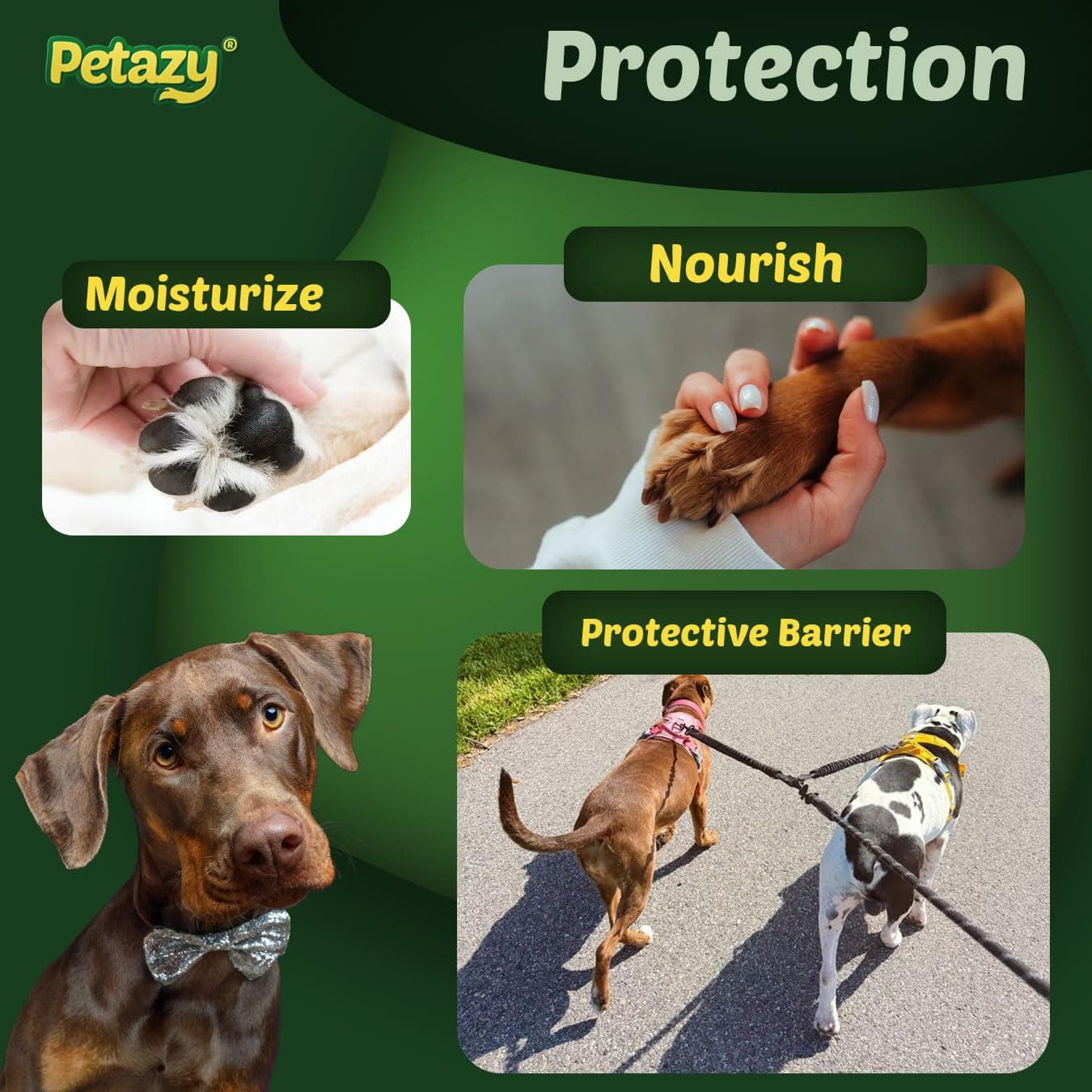 Itch Away Dog Paw Balm for Dogs - Soothes Itchy & Irritated Paws, Natural Nose & Paw Wax with Beeswax, Shea Butter, Coconut Oil, Aloe, Oat, & Vitamin E, Relief for Allergies and Sensitive Pets - image 5