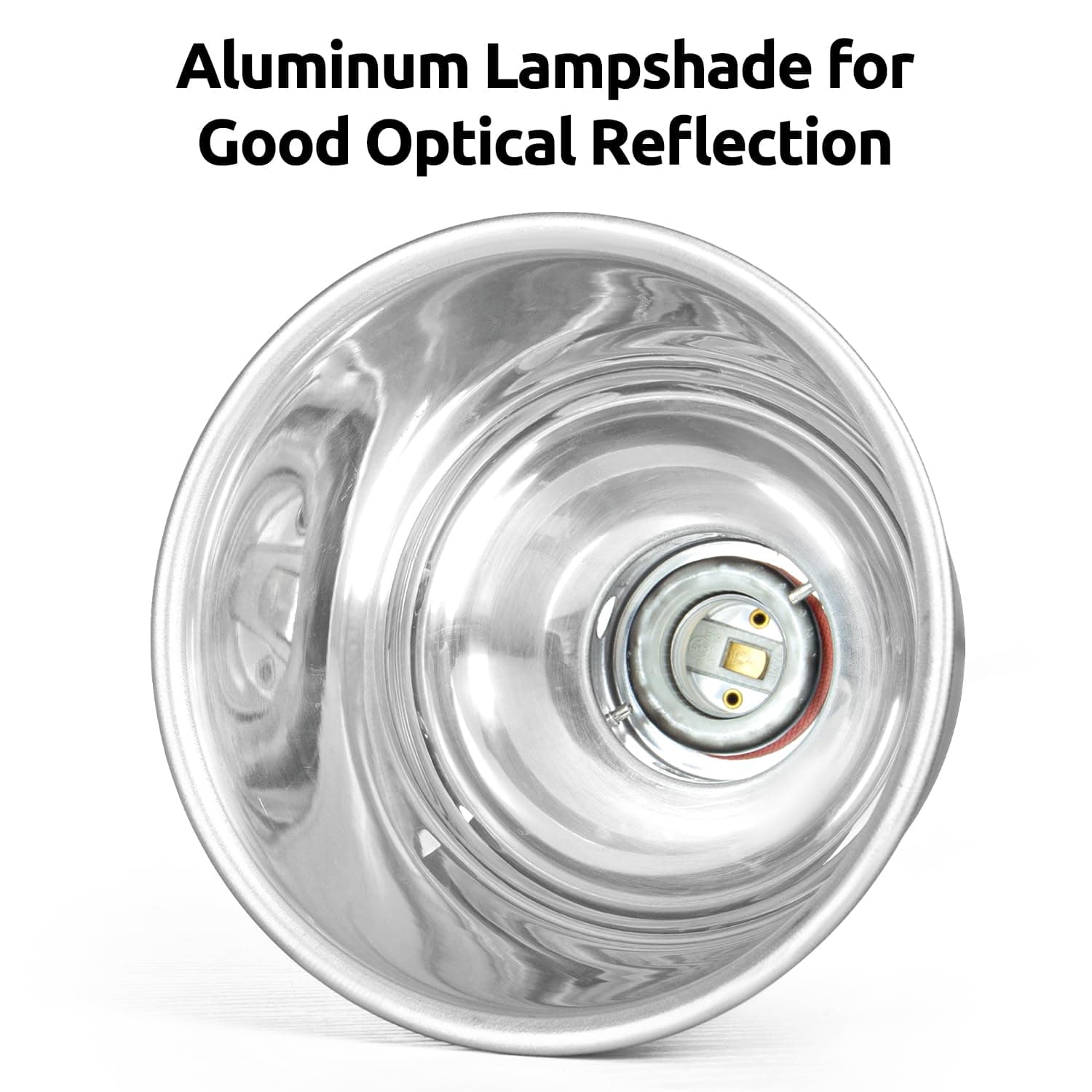 REPTI ZOO Reptile Light Fixture with Dimming Thermostat, 5.5 Inch Deep Dome Lamp Fixture with Temperature Controller for Reptile Heat Lamp Bulb, Max 100W - image 6