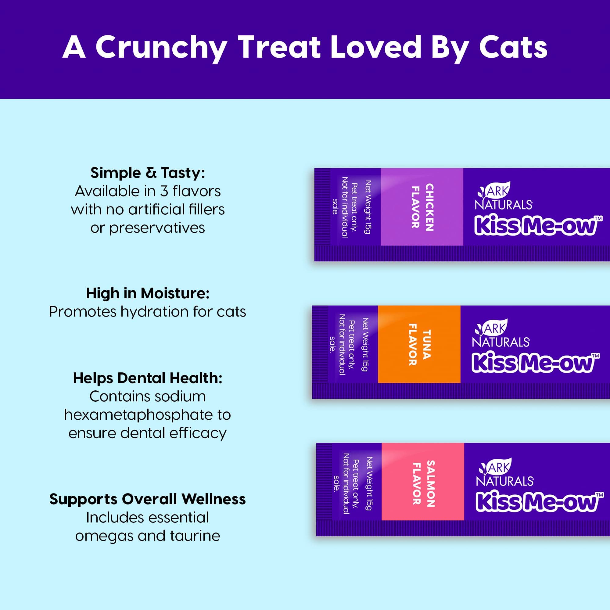 Ark Naturals, Kiss Me-Ow Lickable Variety Pack, 21 x 0.5 oz Assorted Tubes - image 3