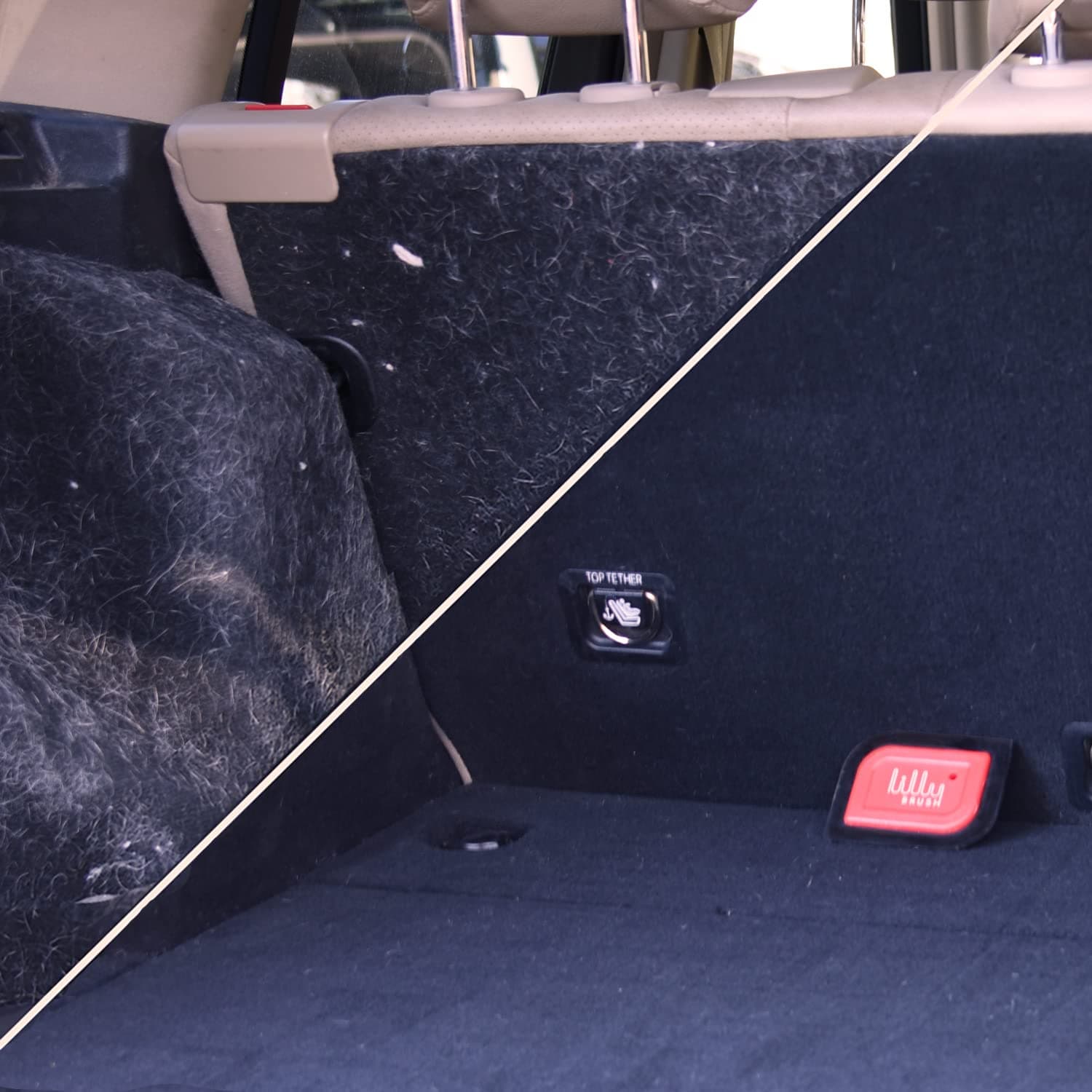 Lilly Brush Mini Pet Hair Detailer | Reusable Fur Remover for Car Interior, Carpet, Couch & Furniture - image 3