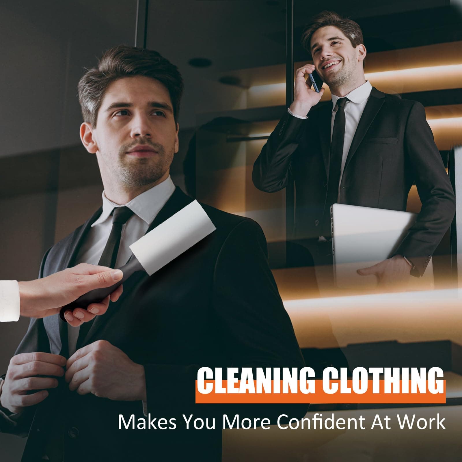 WulaWindy Lint Roller for Pet Hair, Extra Sticky Lint Rollers Pet Hair Remover for Clothes, Work Great on Pet Hair Value Pack (4 Pack) - image 7