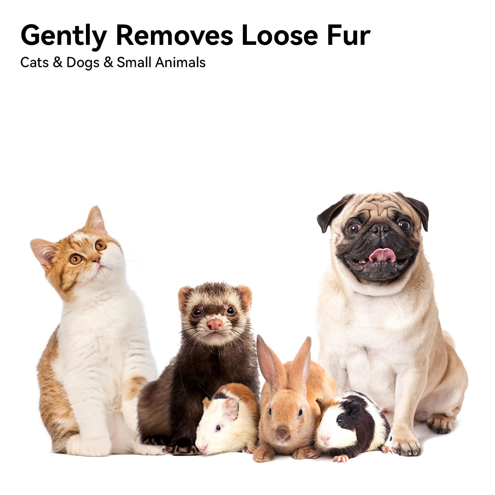 Aumuca Cat Brush for Shedding, Cat Brushes for Indoor Cats, Cat Brush for Long or Short Haired Cats, Cat Grooming Brush Cat Comb for Kitten Rabbit Massage Removes Loose Fur - image 8