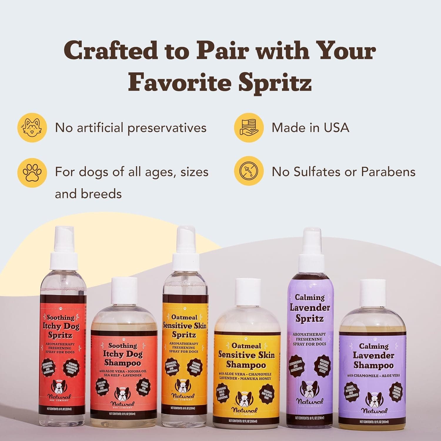 Natural Dog Company Oatmeal Shampoo for Dogs with Sensitive Skin, Ideal Anti Itch Dog Shampoo and Puppy Shampoo Oatmeal Itch Relief Dog Hypoallergenic Pet Shampoo, Deodorizing and Organic 12 oz - image 6