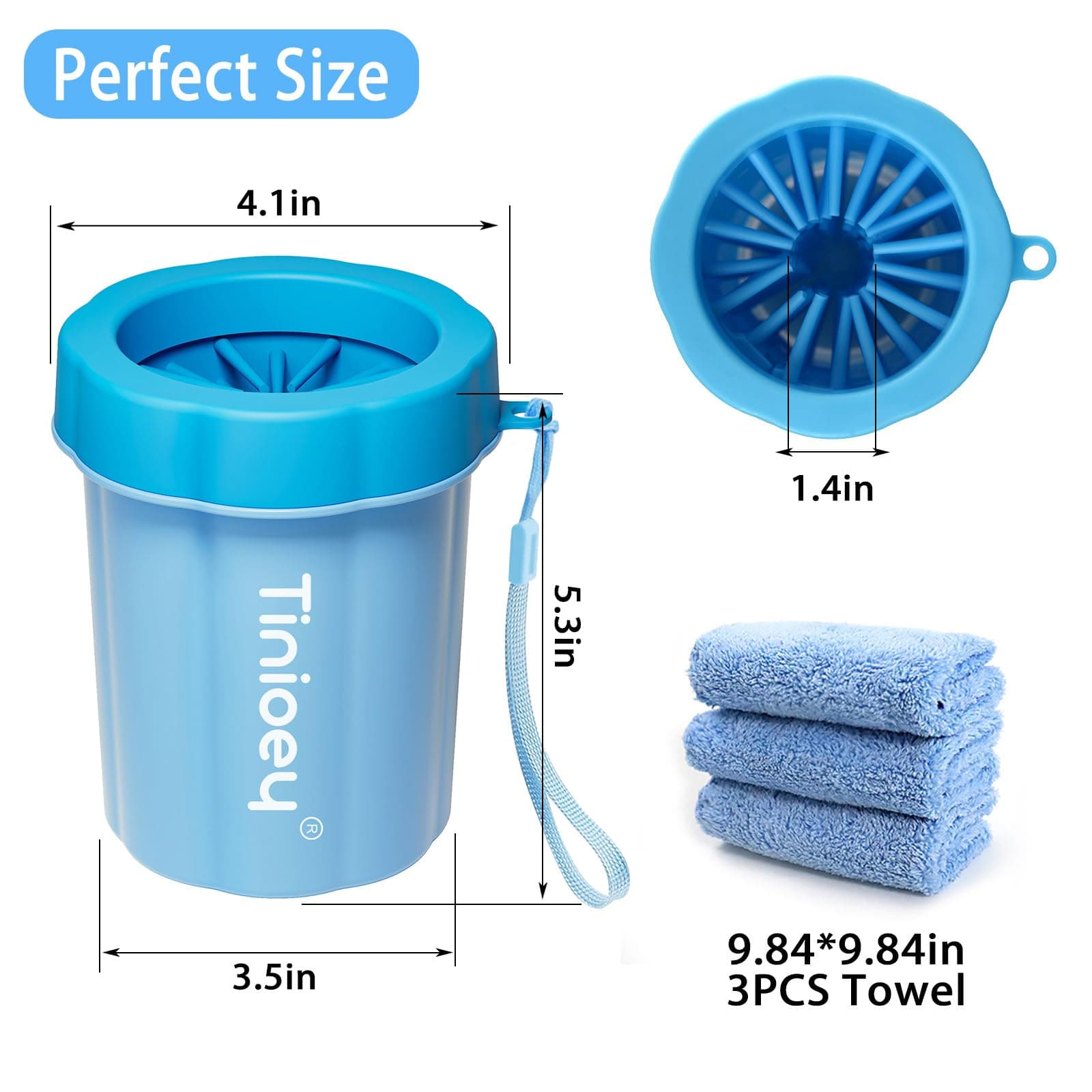 Dog Paw Cleaner for Dogs, Dog Paw Washer, Muddy Paw Cleaner, Pet Foot Cleaner, Dog Paw Protector Kit - image 6