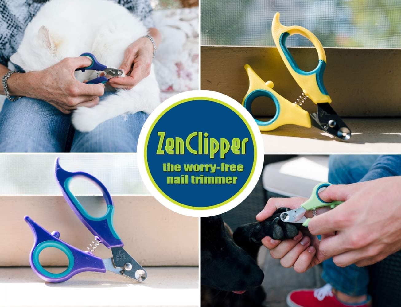 Zen Clipper Pet Nail Clipper for Dogs – Dog Nail Trimmer for Safer Pet Grooming Care - Clean, Quiet, and Easy-to-Use Stainless Steel Claw Trimmer - (4mm Hole) - image 7