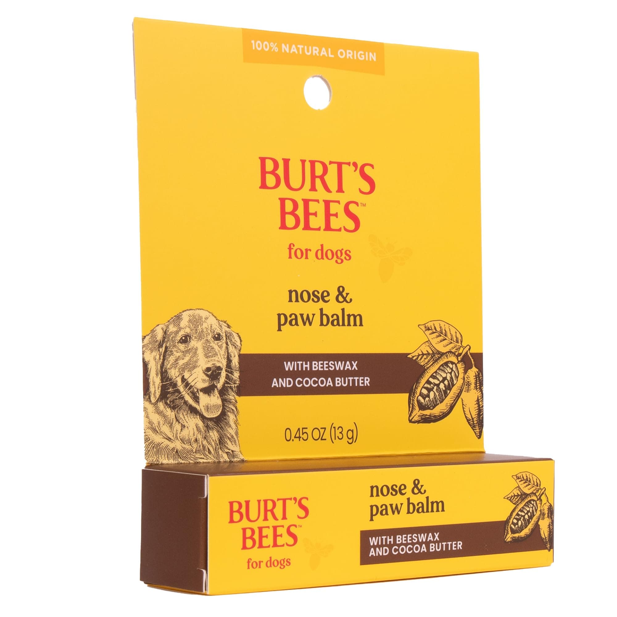 Burt's Bees for Pets Nose and Paw Balm with Beeswax and Cocoa Butter,100% Natural Origin Formulas, Dog Paw Pad Balm, Paw Moisturizer for Dogs, Dog Nose Balm - image 2
