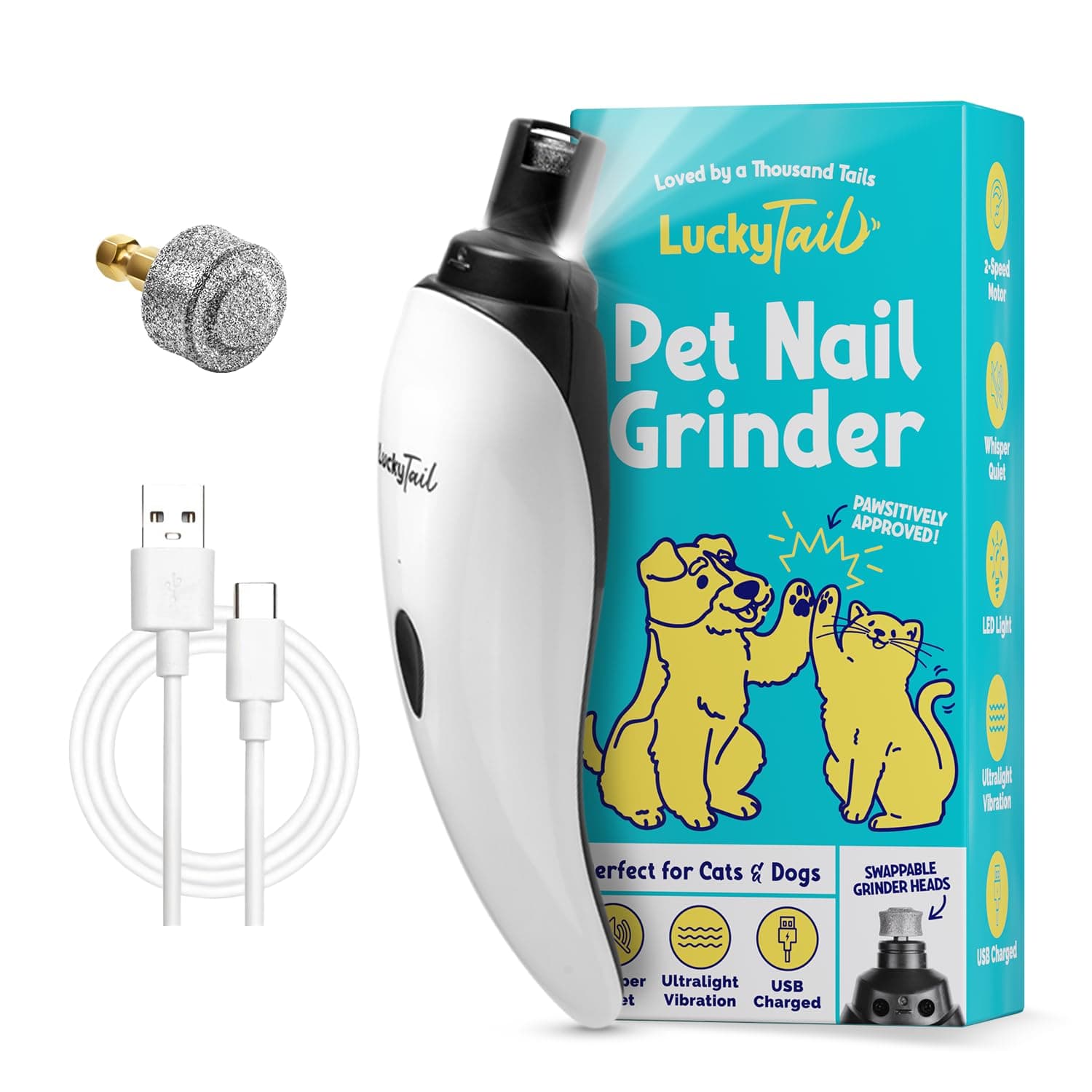 LuckyTail Pet Nail Grinder for Dogs and Cats - Super Quiet a... Review: Is It Worth It in 2026?