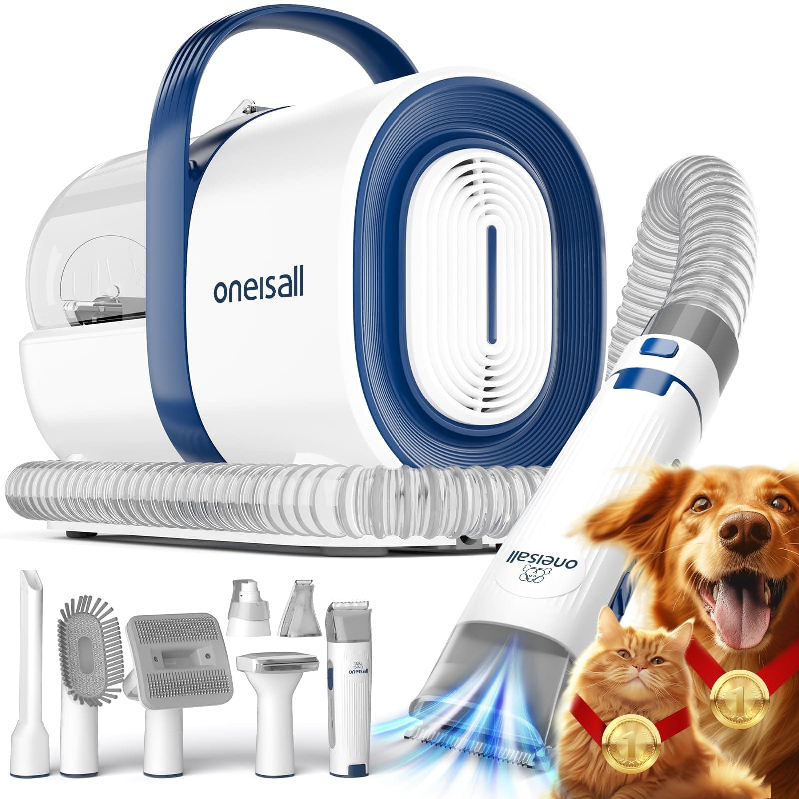 oneisall Dog Grooming Vacuum, Pet Grooming Vacuum with Clipp... Review: Is It Worth It in 2026?