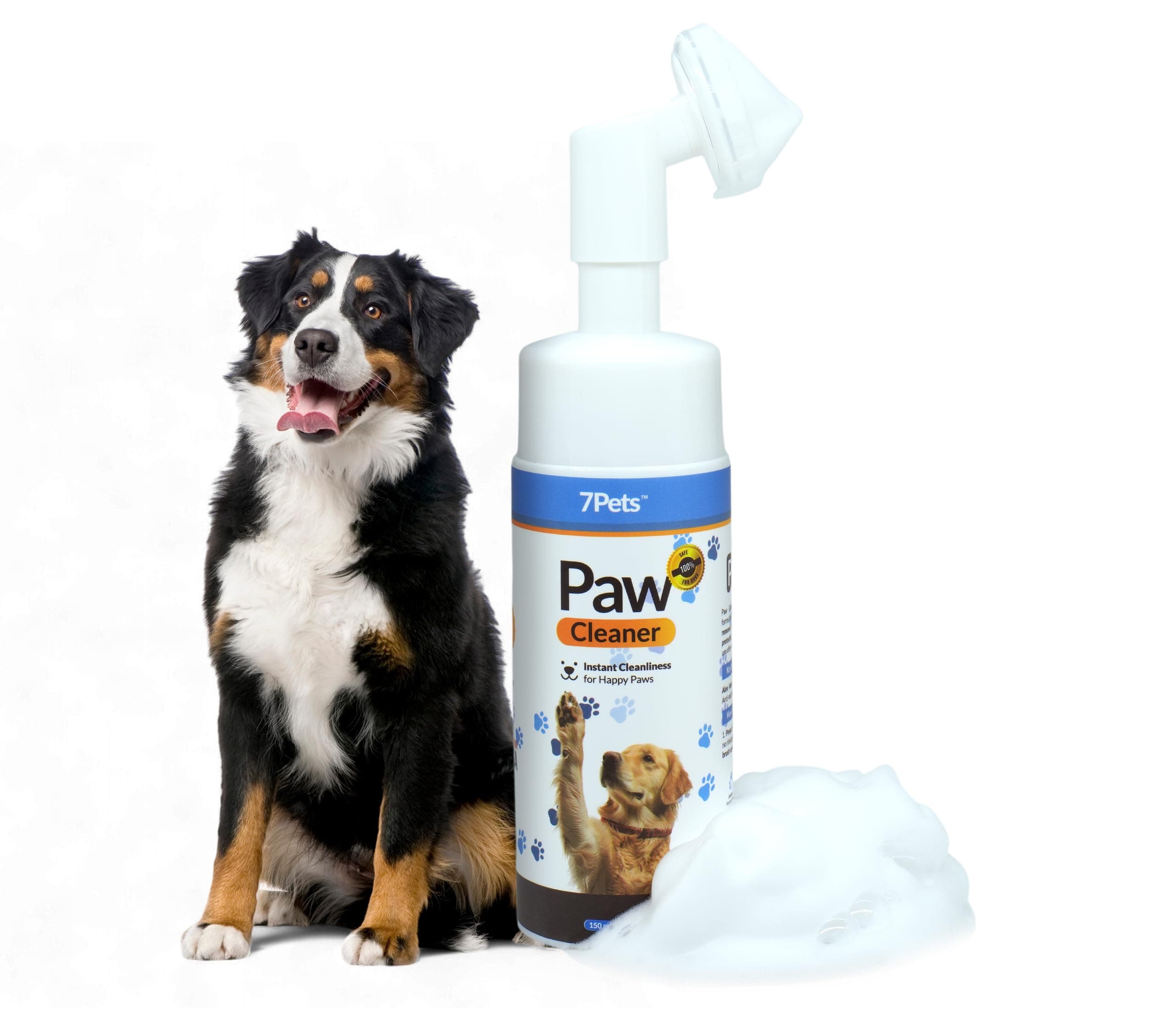 Paw Cleaner for Dogs & Cats | Gentle Dog Paw Washer | No Rinse Foaming | Unscented | Pet Foot Cleaner with Built-in Silicone Brush for Muddy Paws | Puppy & Kitten Paw Wash | 5 fl oz - image 8