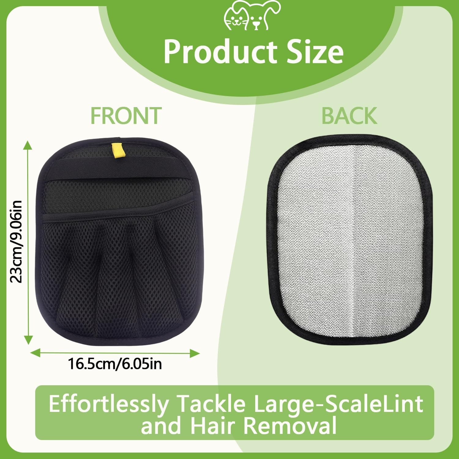 Pet Hair Removal Glove for Cats and Dogs - Electrostatic Pet Hair Remover Glove | Reusable Brush Pet Hair Remover for Couch, Carpet, Car Seat & Laundry - image 6