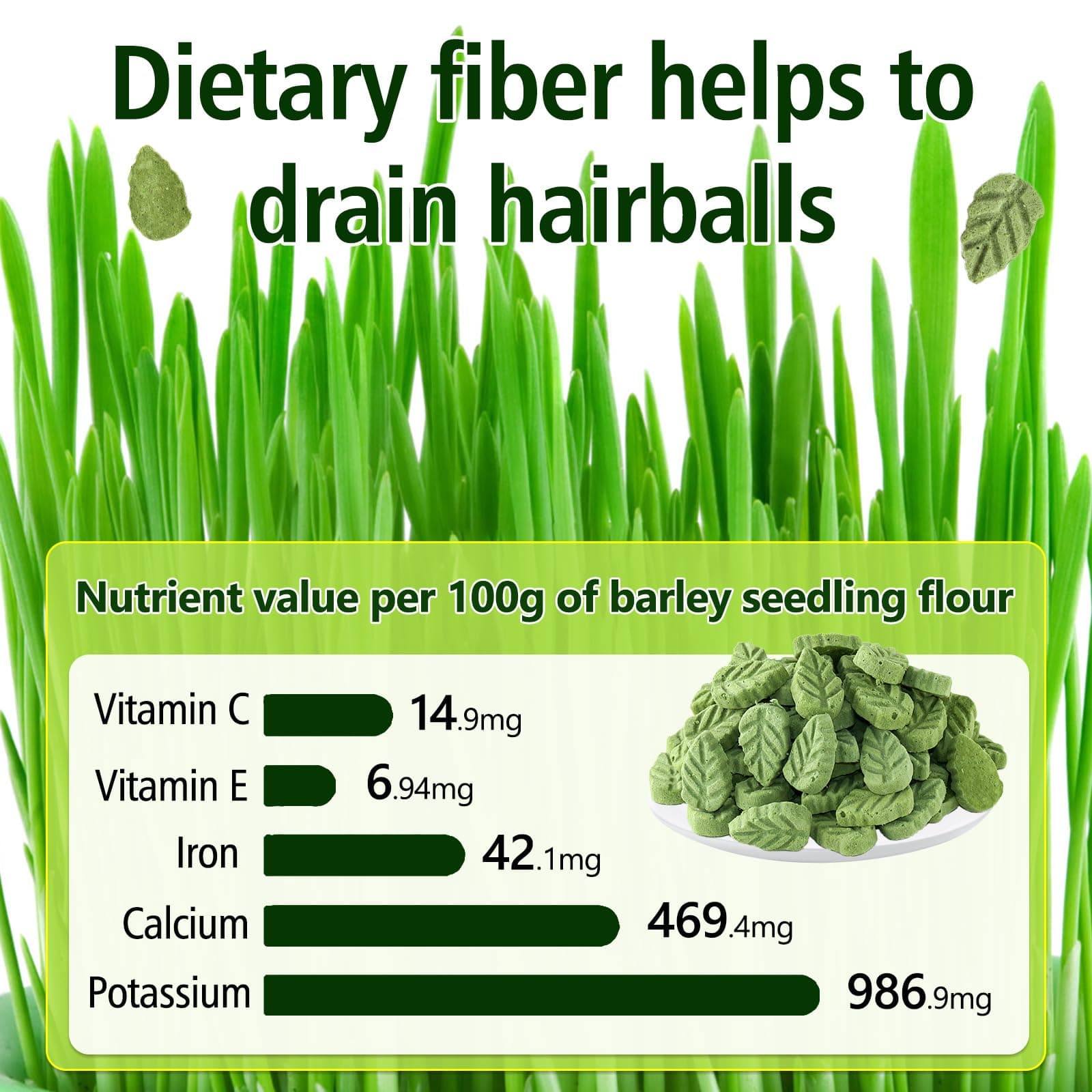 100g/3.52oz Cat Grass Treats, Cat Grass Teething Stick for Hairball Remove and Teeth Cleaning, Edible Cats-Grass Stick Snack - image 7