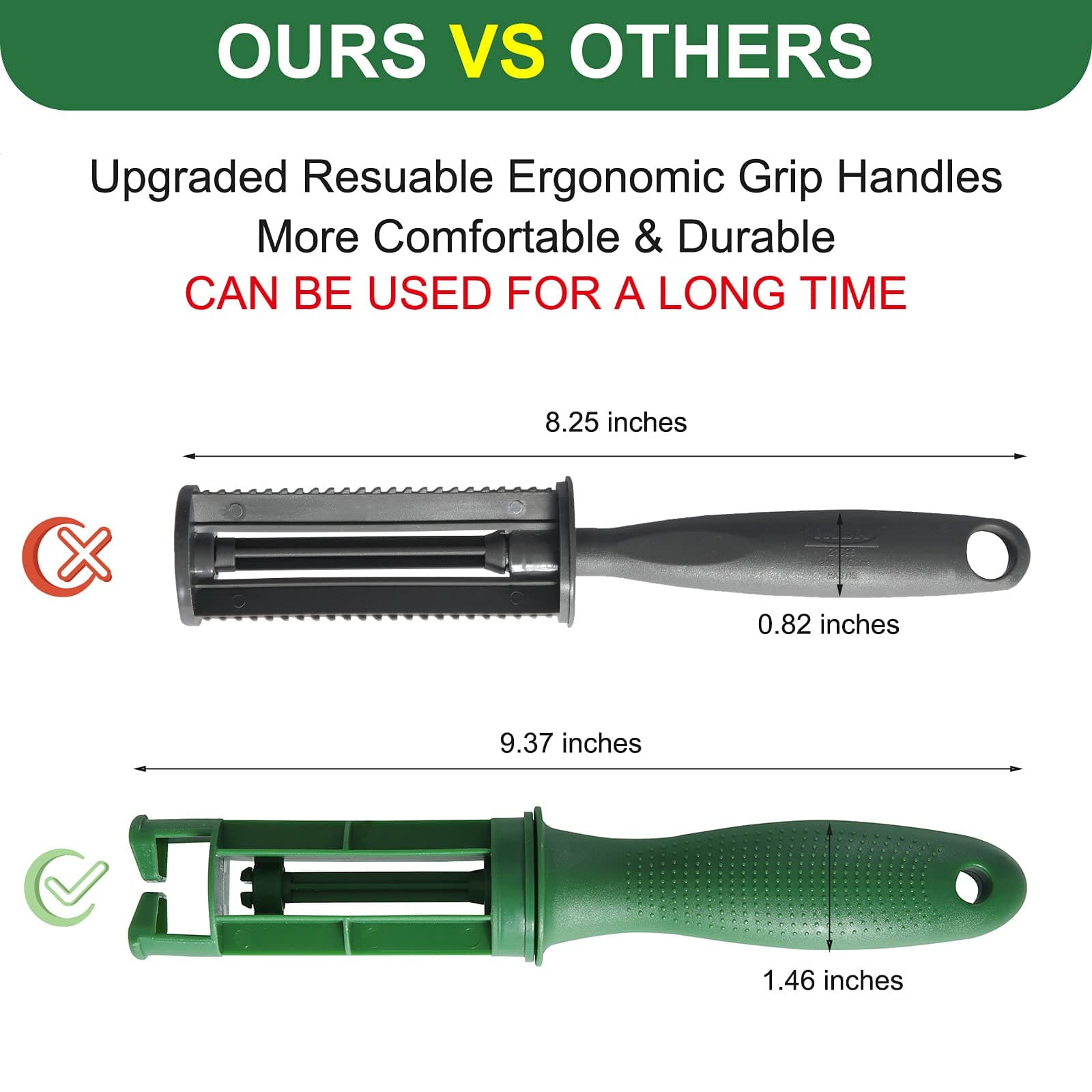 Fedicelly Extra Sticky Lint Rollers Pet Hair Remover for Laundry Clothes Furniture Carpet,Total 400 Sheets Lint Rollers Refills Dog Cat Hair Lint Remover Brush Couch - image 4