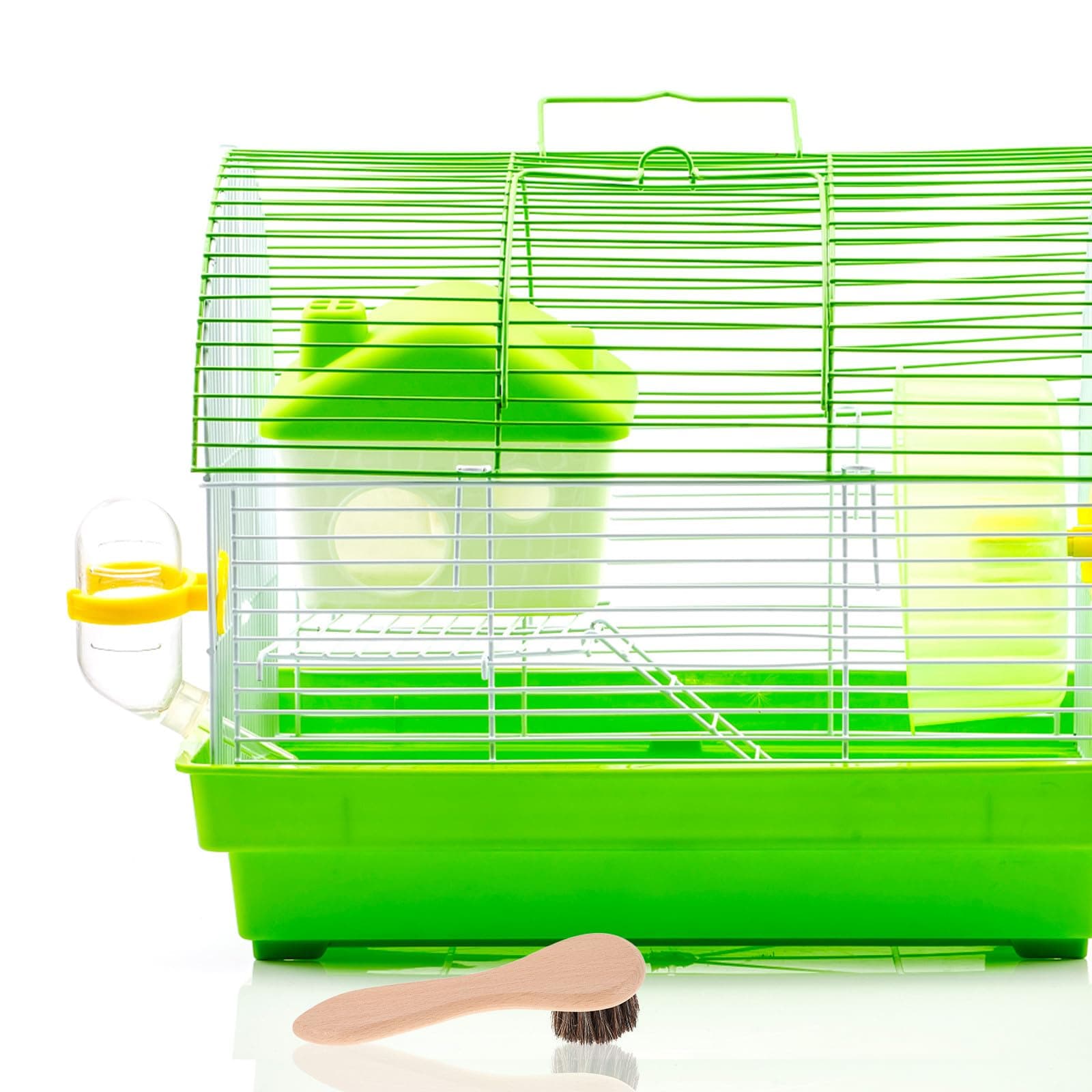 Gadpiparty Small Pet Bathing Brush and Hamster Massage Comb, Soft Bristle with Wooden Handle, 2pcs 4-inch Grooming Tool for Guinea Pigs, Rabbits, and Small Animals - image 6