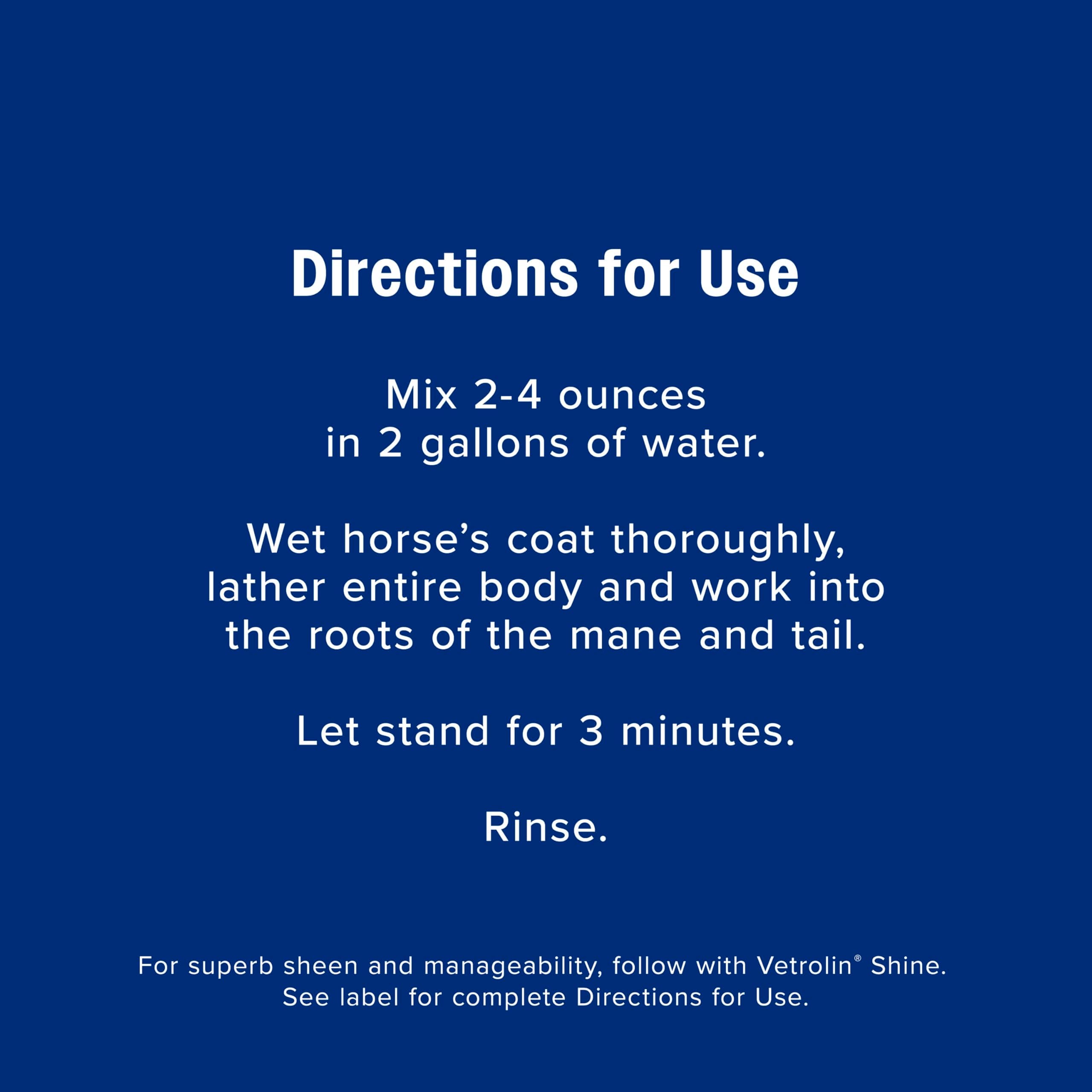 Farnam Vetrolin Bath, Ultra-Hydrating Argan Oil Conditioning Shampoo, Enhances Shine, Soothes Dry Skin, for Horses and Dogs, 64 oz. - image 8