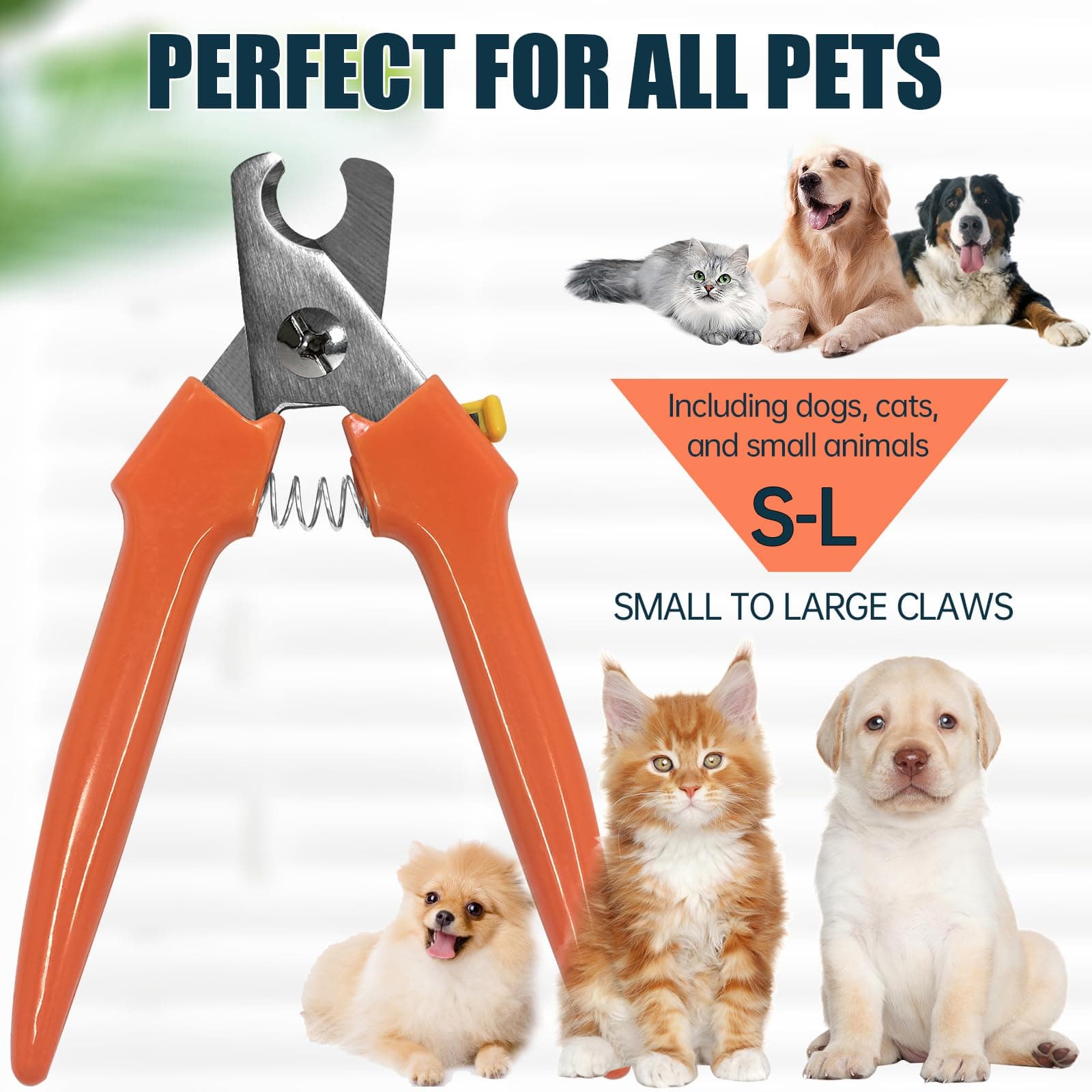 Dog Nail Trimmers 767C - Professional Dog Nail Clippers for Large and Small Dogs, Easy-to-Use Pet Nail Trimmers for Safe and Precise Grooming, Durable Claw Clippers for Paws Care - image 7