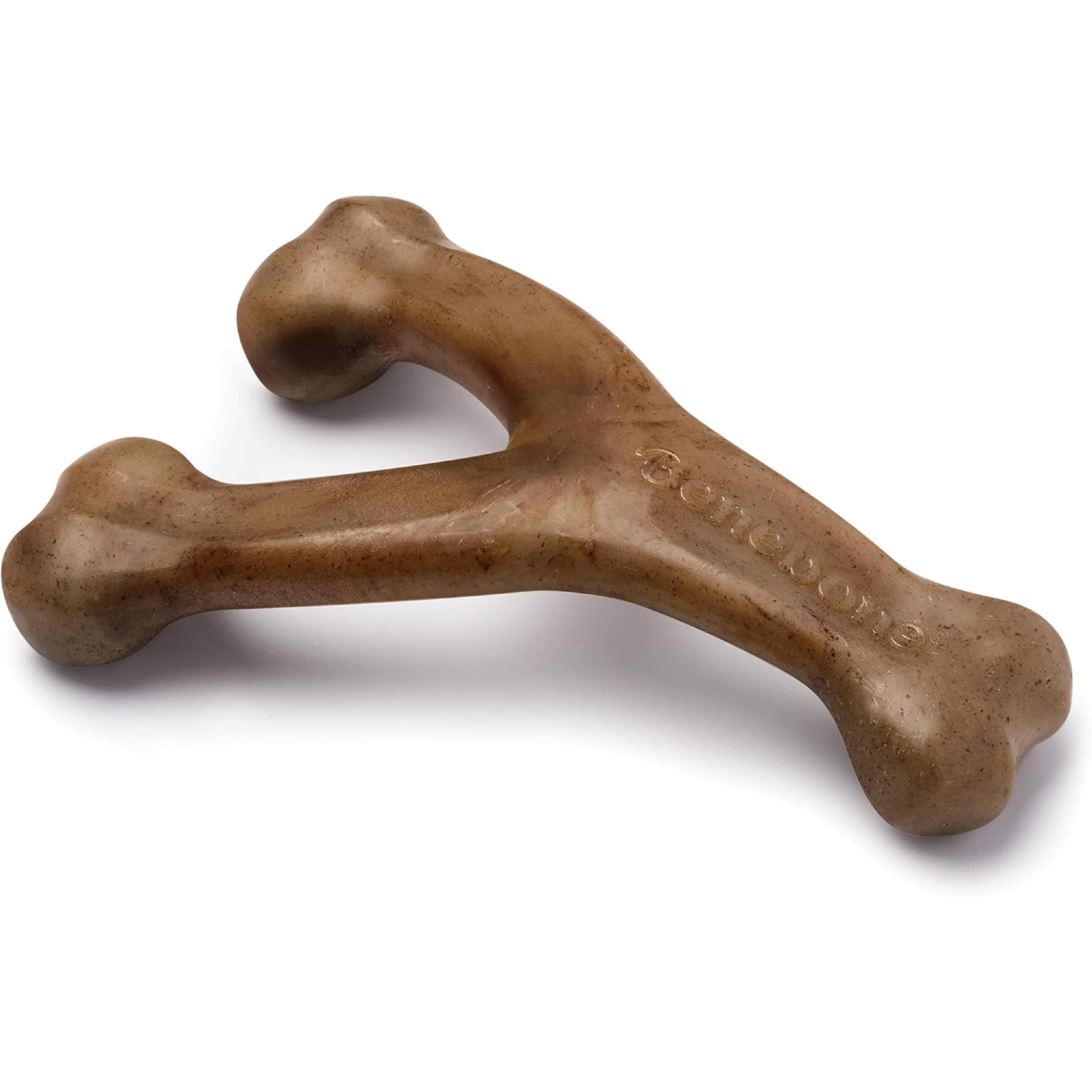 Benebone Wishbone Durable Dog Chew Toy Review (Bacon-Flavored Chew)