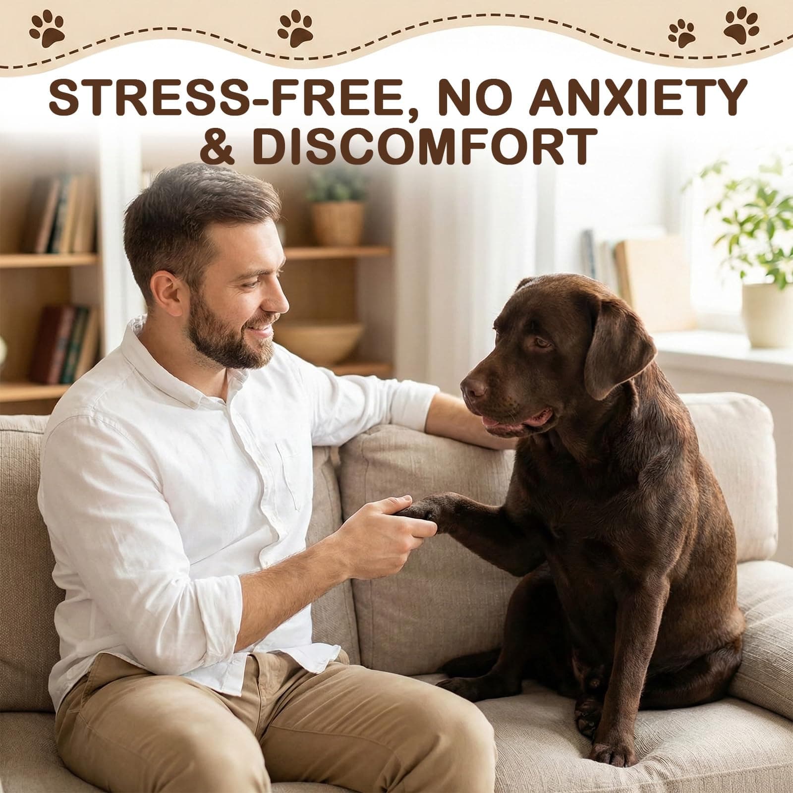 Dog Nail File, Grinder Board Scratch Pad with 4-Pack Replaceable Sandpaper Discs, Gentle Pet Nail Care Tool for Dogs and Cats - image 5