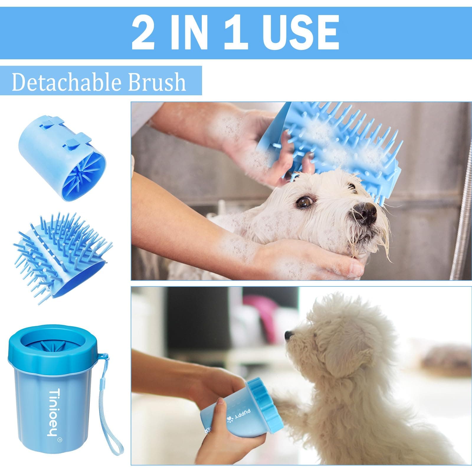 Dog Paw Cleaner for Dogs, Dog Paw Washer, Muddy Paw Cleaner, Pet Foot Cleaner, Dog Paw Protector Kit - image 7