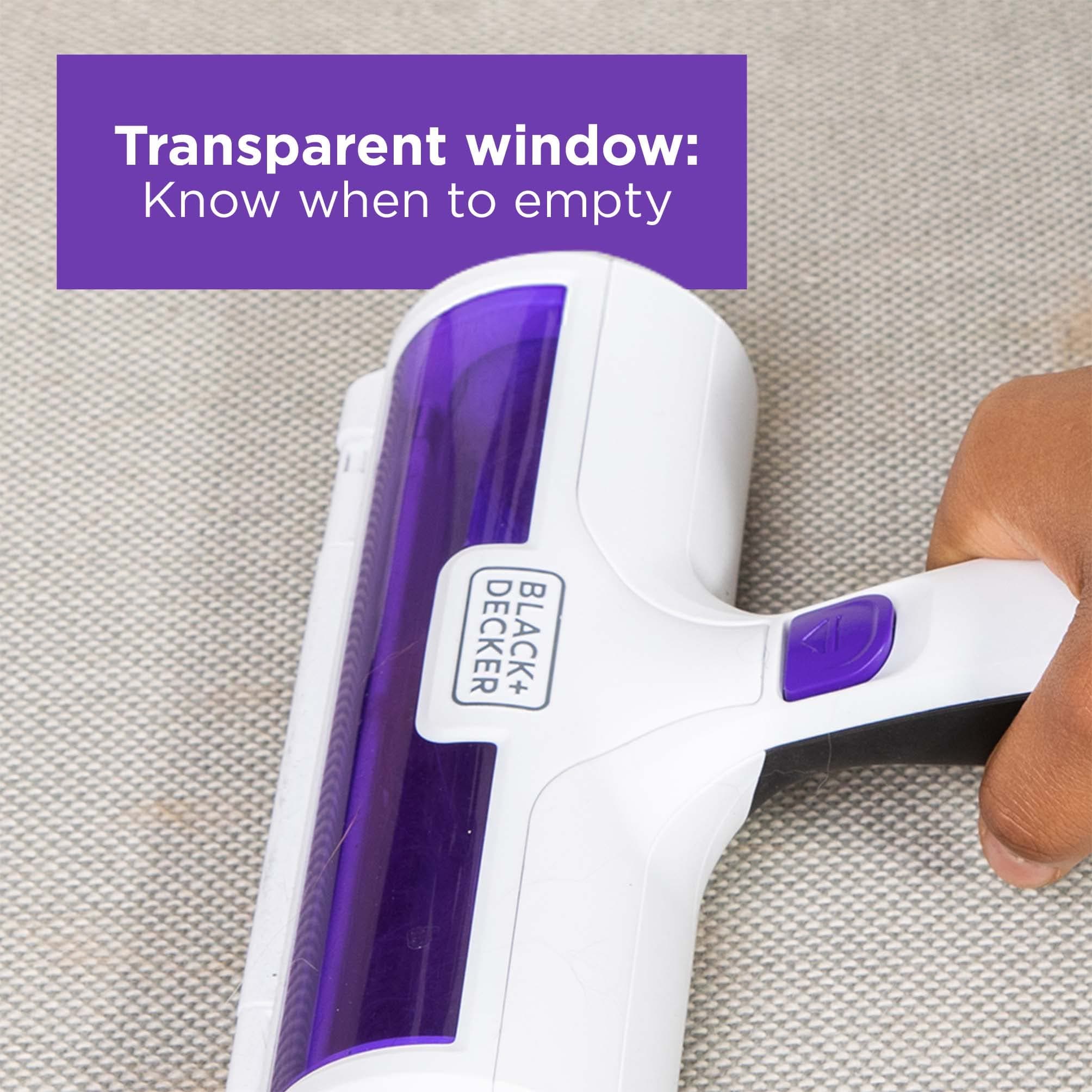 BLACK+DECKER Pet Hair Remover, Roller, Remove Dog Hair and Cat Hair Easily (HMSCT0001) - image 5