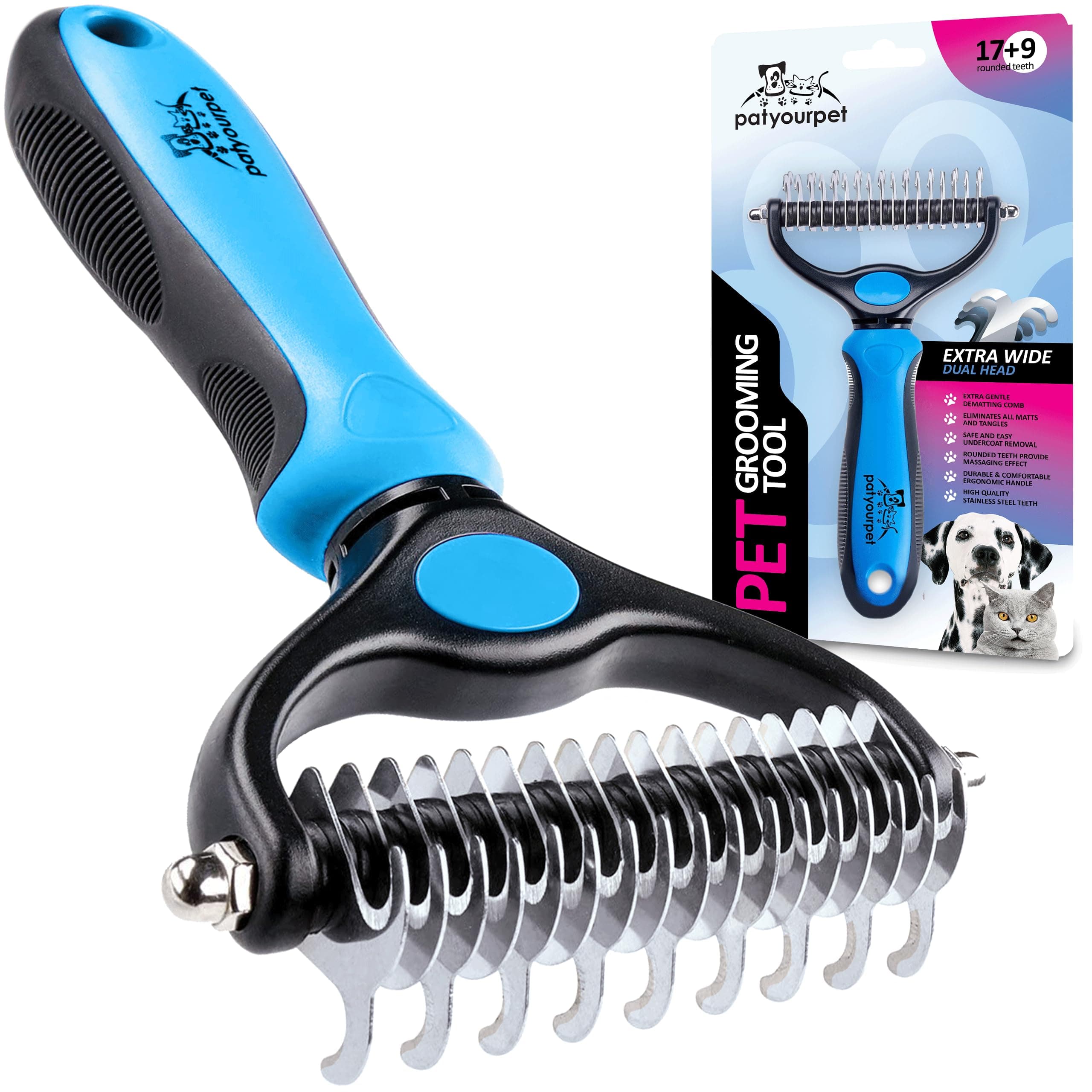Pat Your Pet Deshedding Brush - Double-Sided Undercoat Rake ... Review: Is It Worth It in 2026?