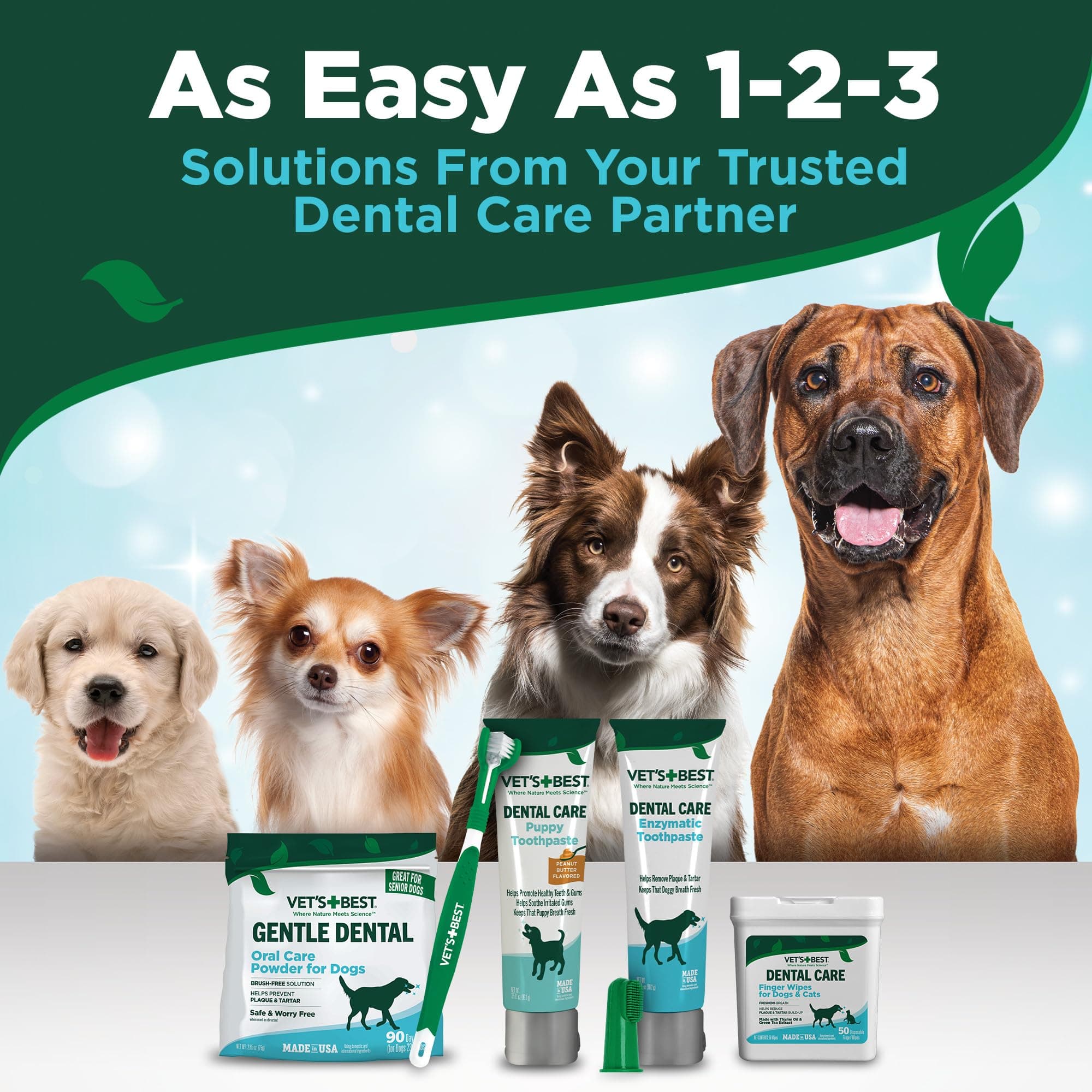 Vet’s Best Enzymatic Dog Toothpaste – Vet Formulated Dental Gel for Teeth Cleaning, Fresh Breath, Tartar Control, Plaque Remover & Oral Hygiene for Dogs, 3.5 oz - image 7
