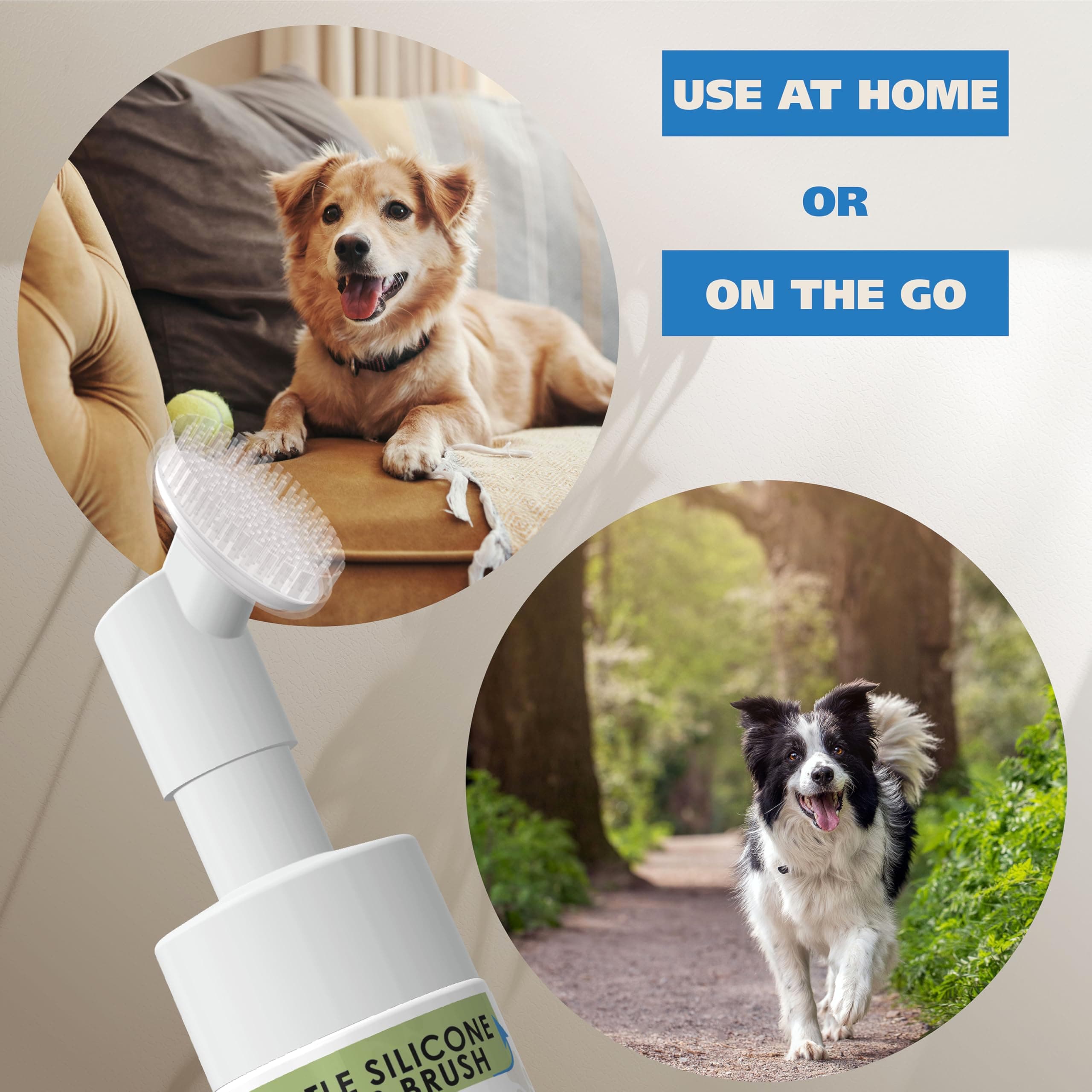 Wahl USA Gentle Foaming Dog Paw Cleaner, No-Rinse Probiotic Formula with Soft Silicone Paw Scrubber Brush, Coconut Lime Verbena Scent, 8 fl oz – Model 3028477 - image 7